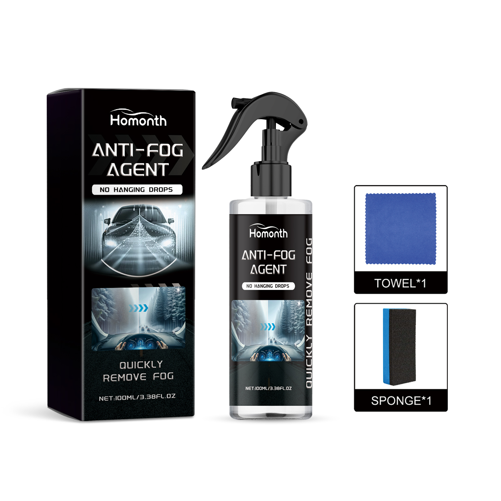 Automotive Anti-Fogging Agent Automotive Glass Cleaning, Ant