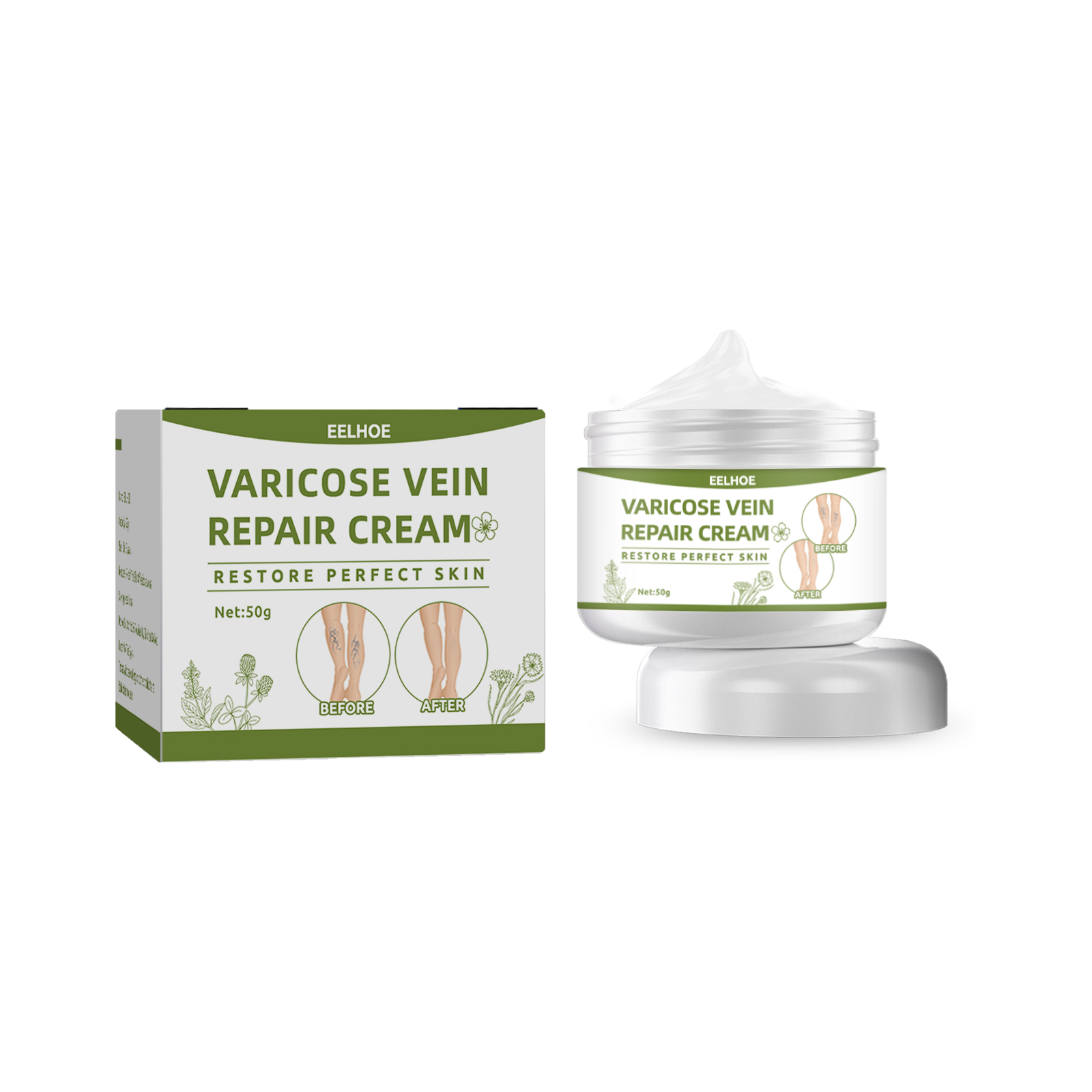 EELHOE Leg Repair Cream Relieves Leg Discomfort Massage Leg 