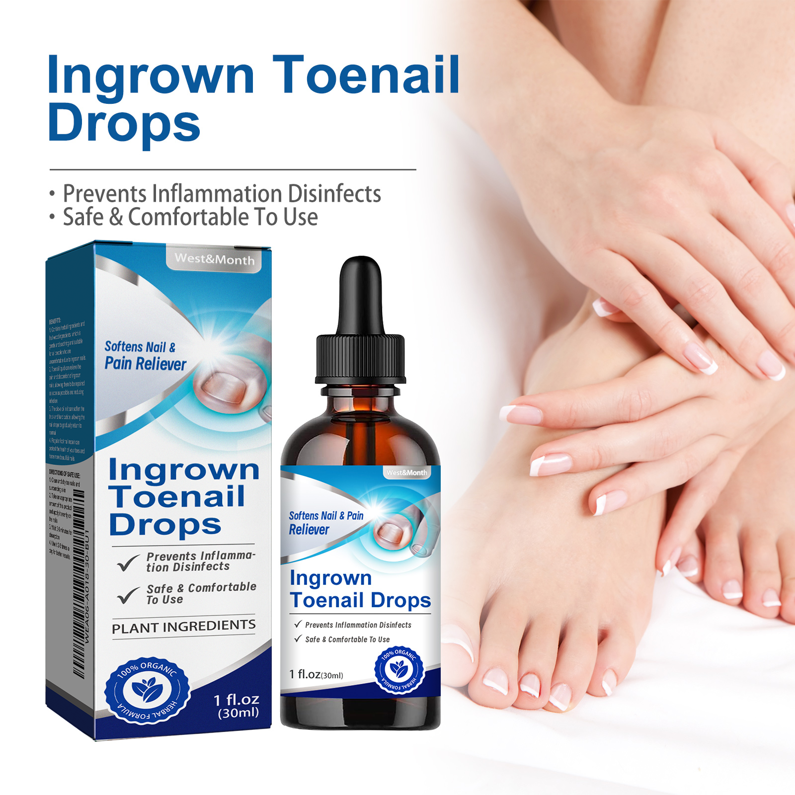 Foot care setting for a tender toenail routine