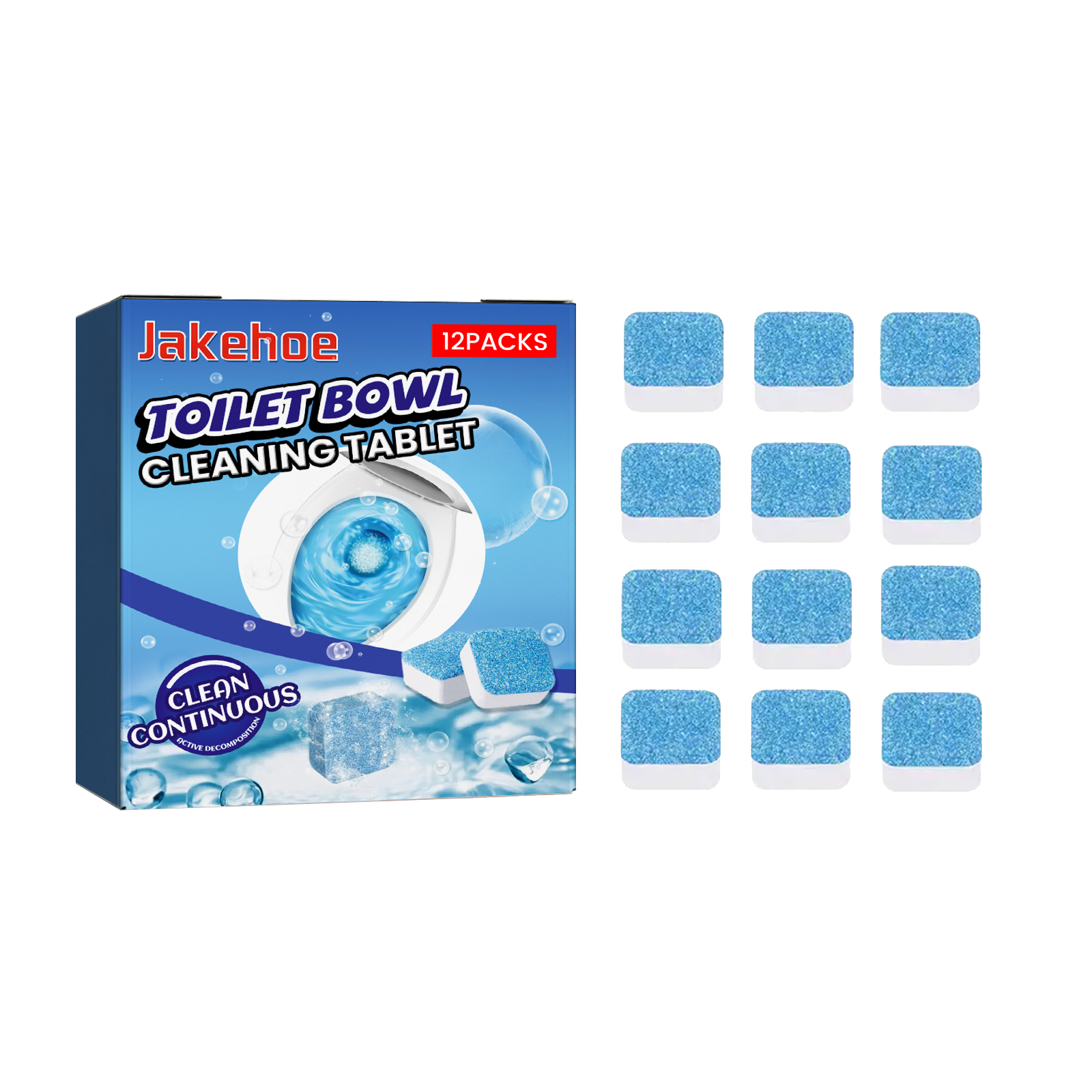 Toilet Bowl Cleaning Tablets Multi-Effect Decontamination, D