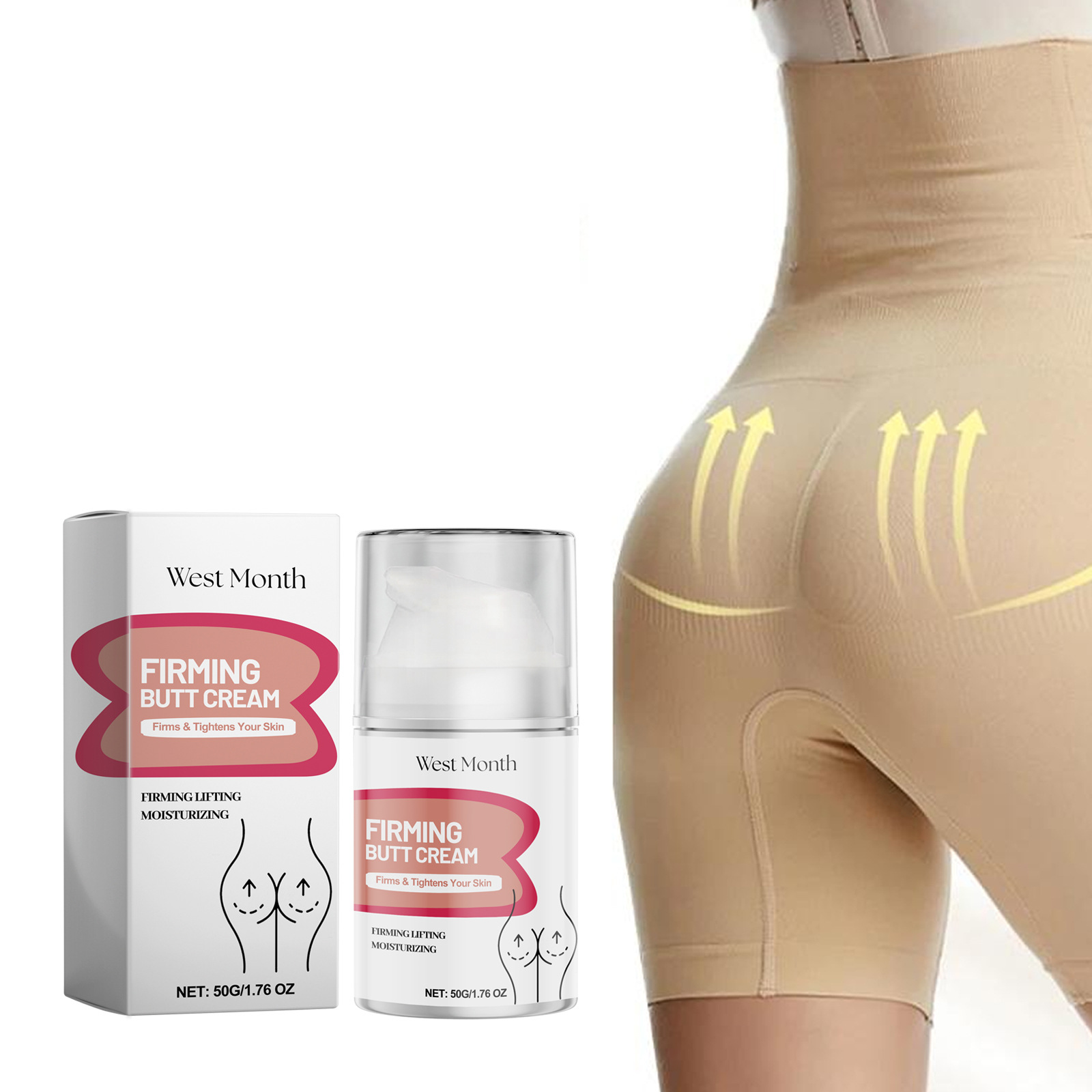 Targeted firming cream lifestyle packaging