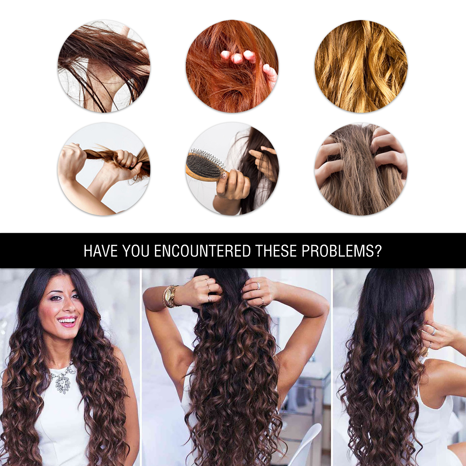 Hair texture concerns addressed by targeted styling