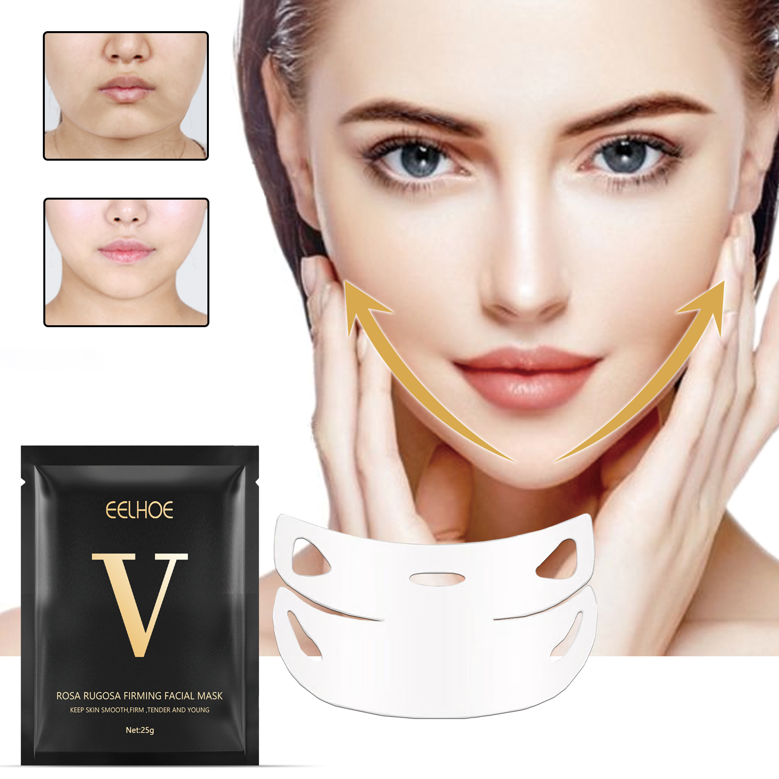 V-shaped Face Lifting Facial Mask, Tightens And Lifts Facial
