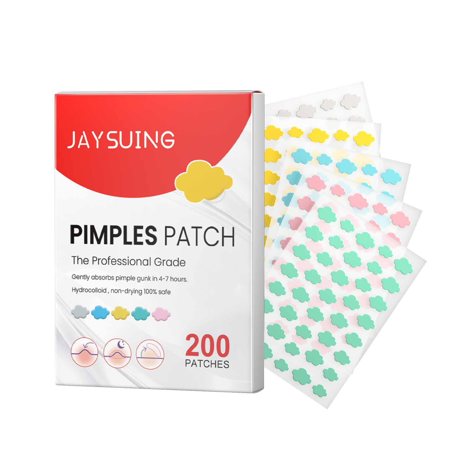 Cloud Acne Patch, Invisible Blemish Patch Gently Repair Acne