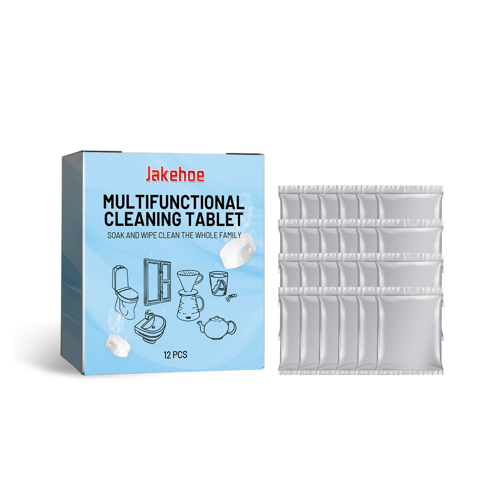 Multifunctional Kitchen Cleaning Tablets, Home Kitchen Stove