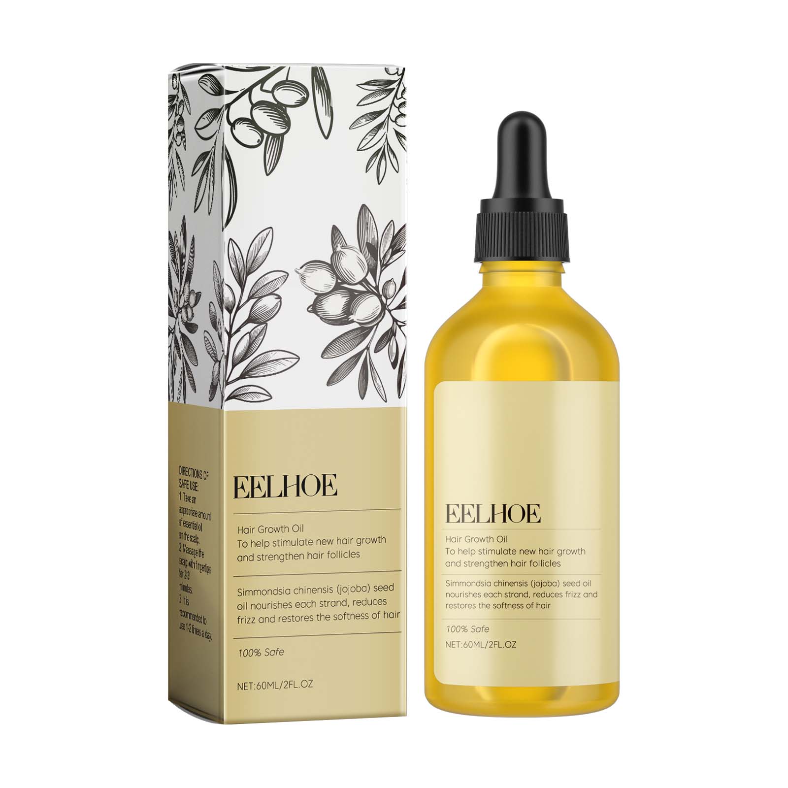 Jojoba Oil Hair Care Essential Oil Moisturizing Care For Spl