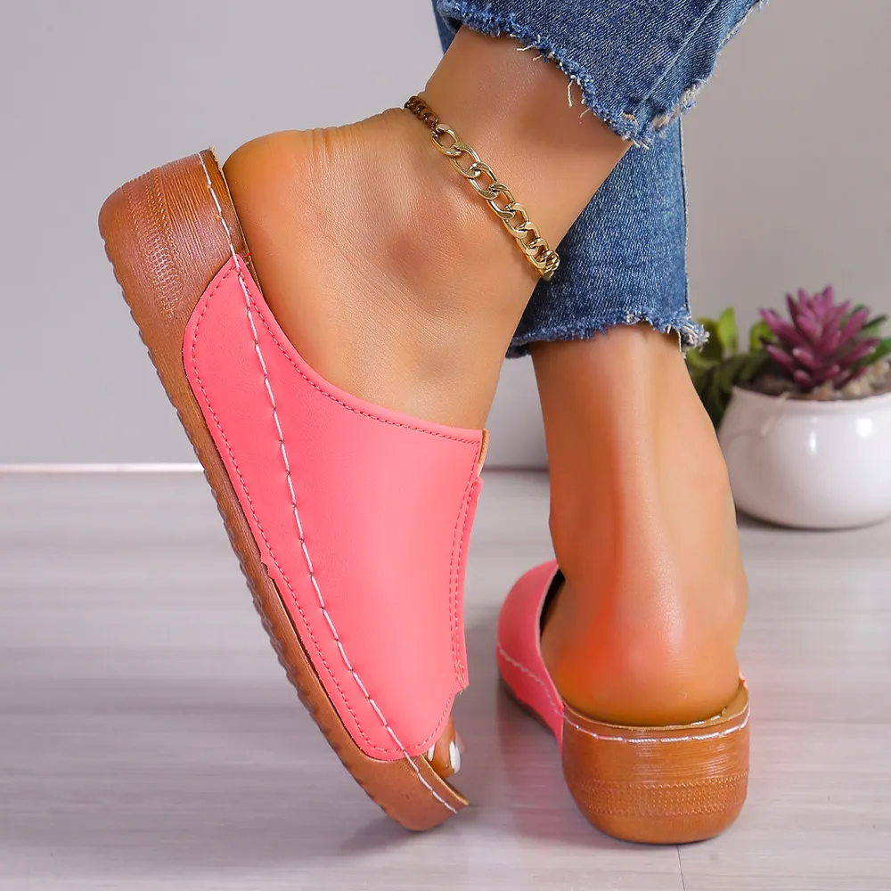 Open Toe Wedge Sandals image 8