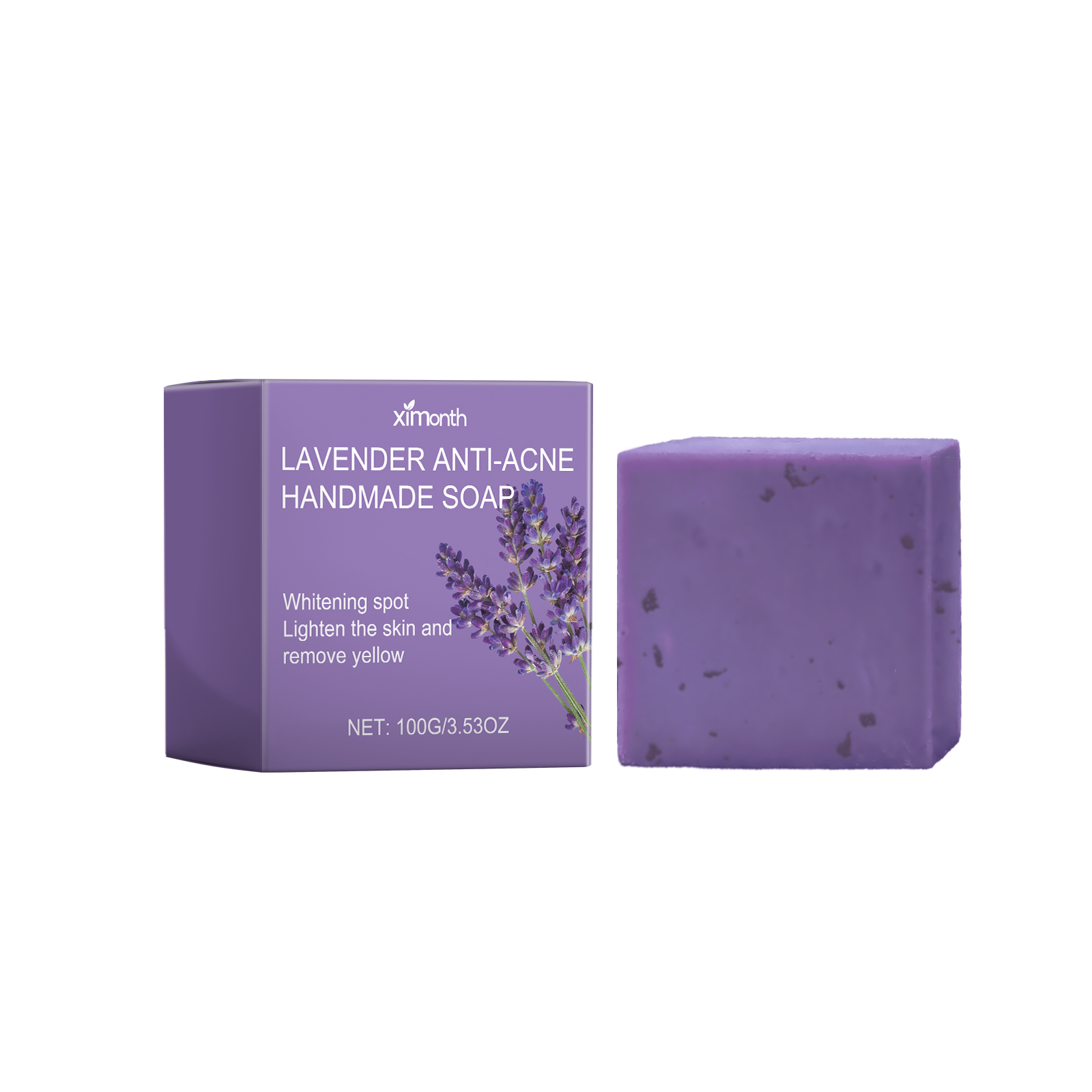 Lavender Oil Control Acne-Cleansing Soap For Cleansing Facia