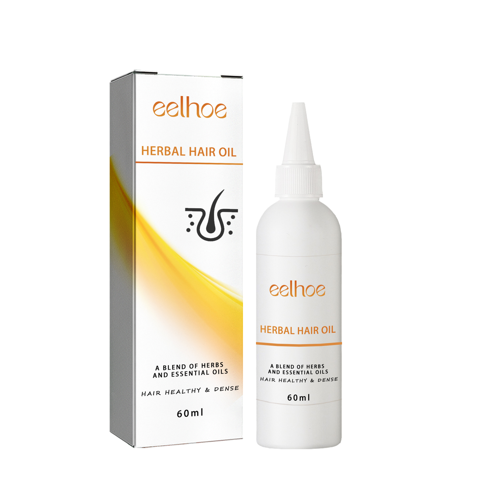 Herb Thickening Hair Oil, Repairing Dry Hair, Moisturizing A
