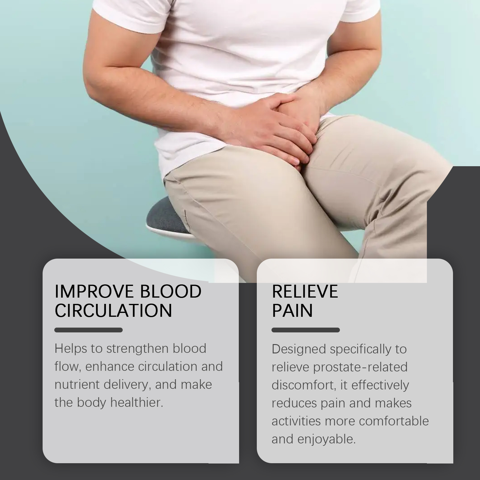 Men's wellness bracelet shown in circulation graphic