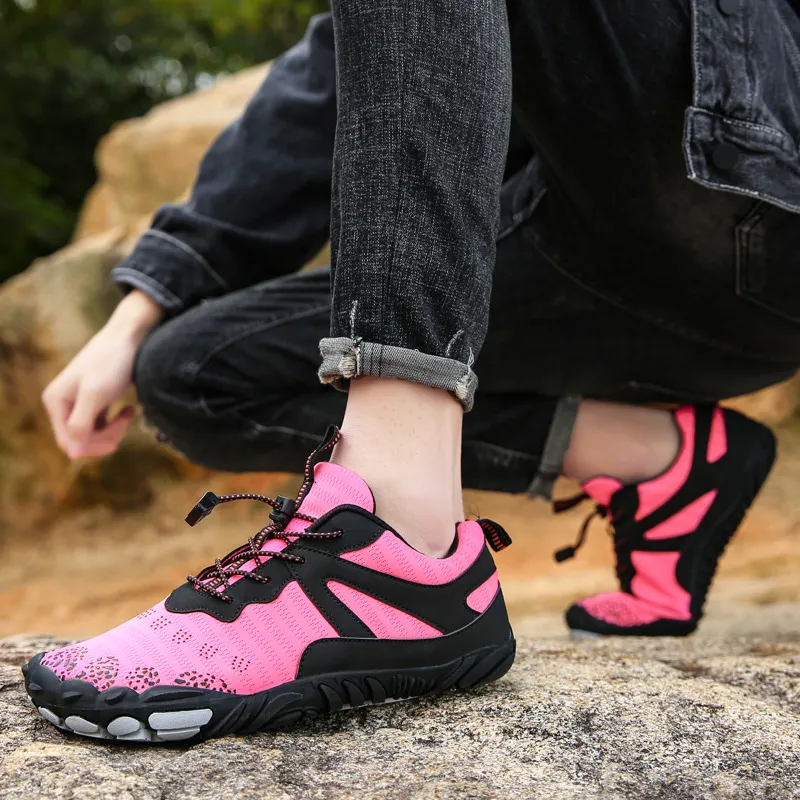Elastic Lock Laces Mesh Contrast Breathable Athletic image 3