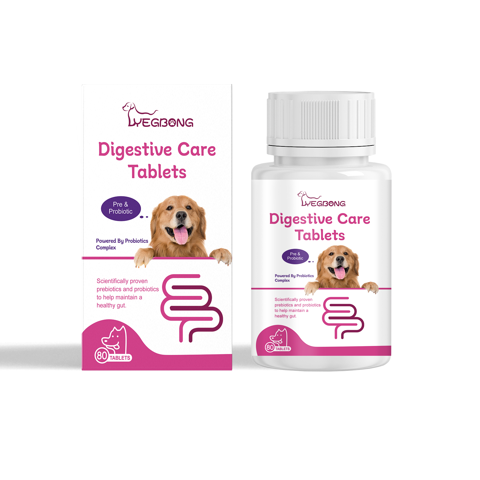 Dog Probiotic Tablets To Improve Intestinal Health, Balance 