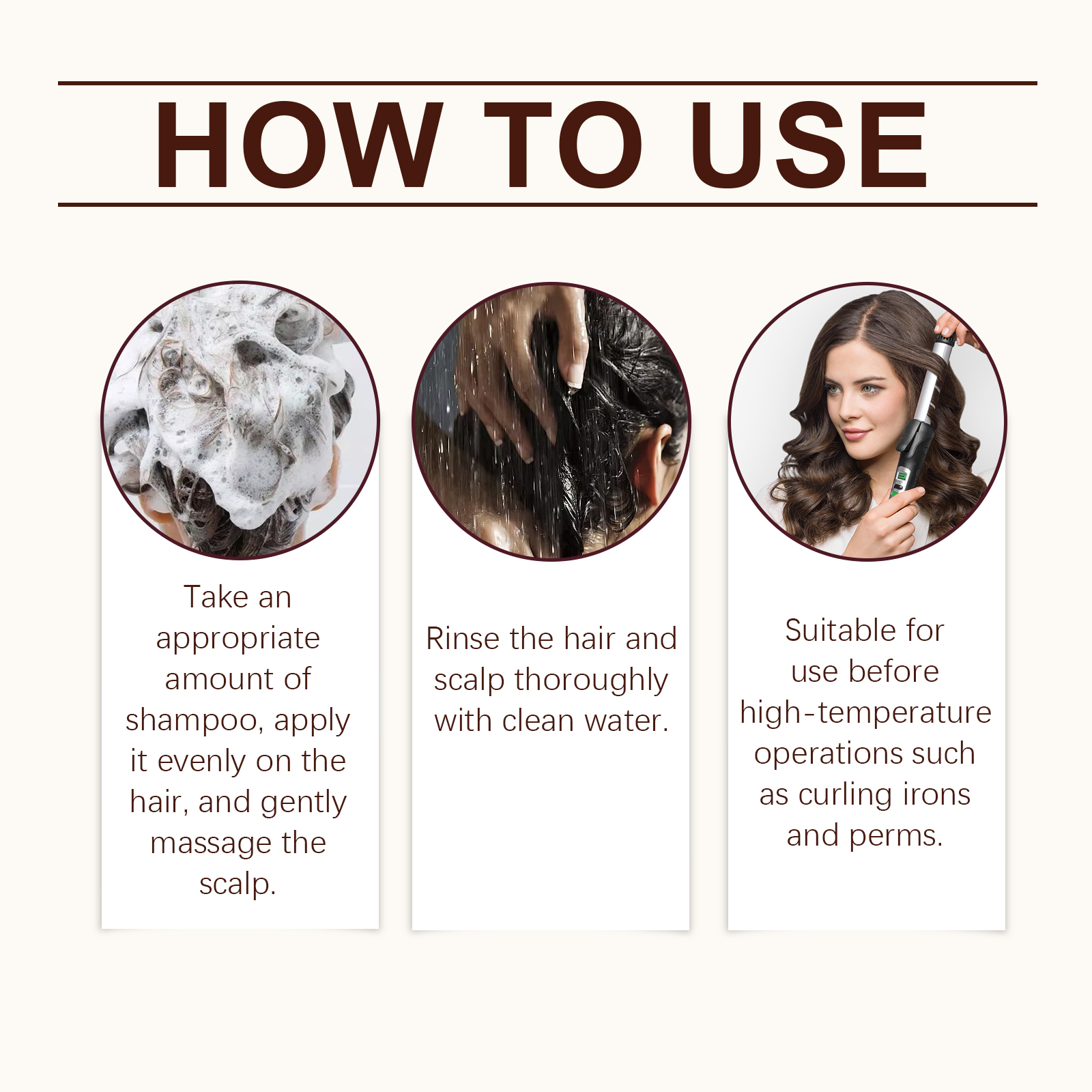Thermal Protection Repair Shampoo Nourishes And Restores Dry