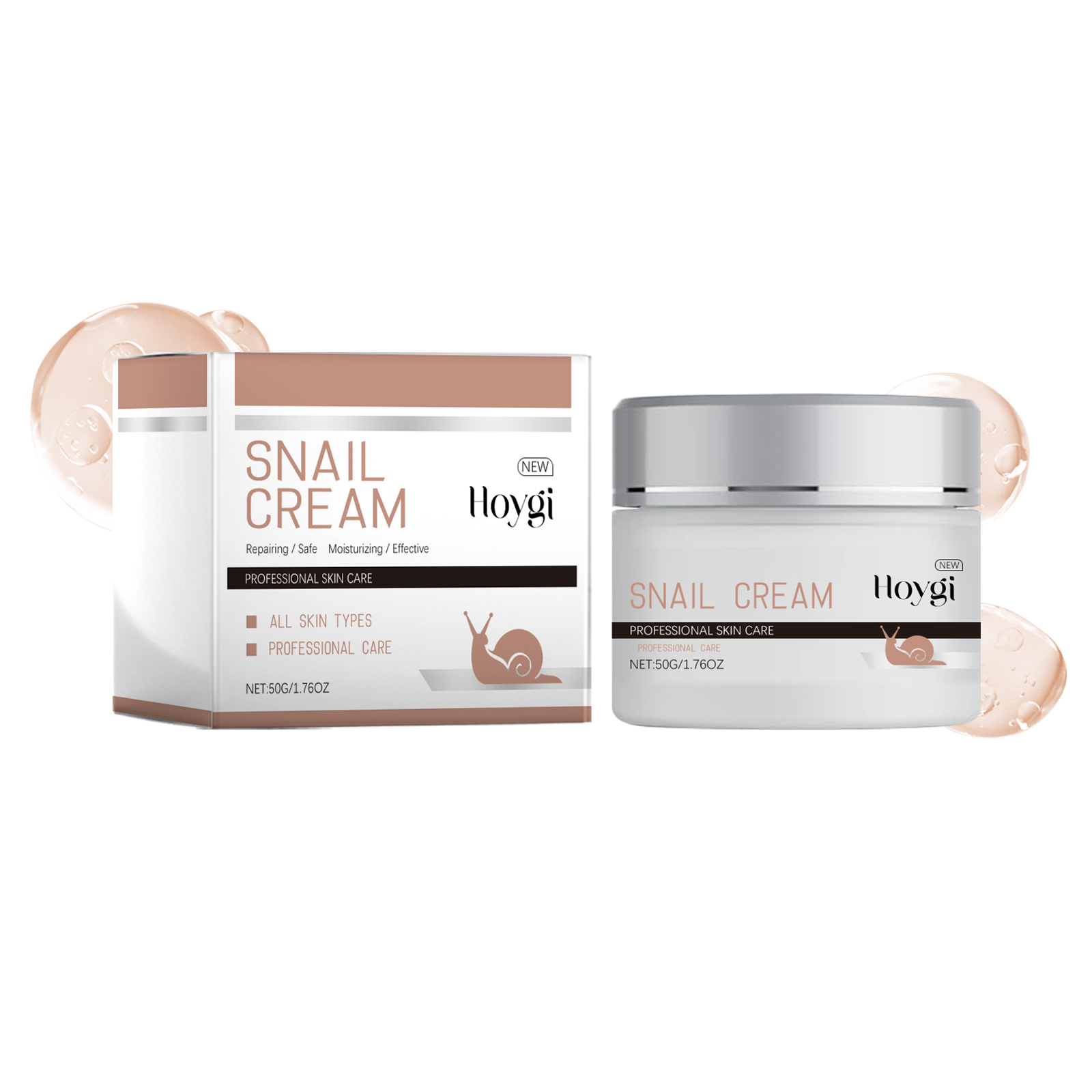 Snail Moisturizing Cream Hydrates And Moisturizes Facial Ski