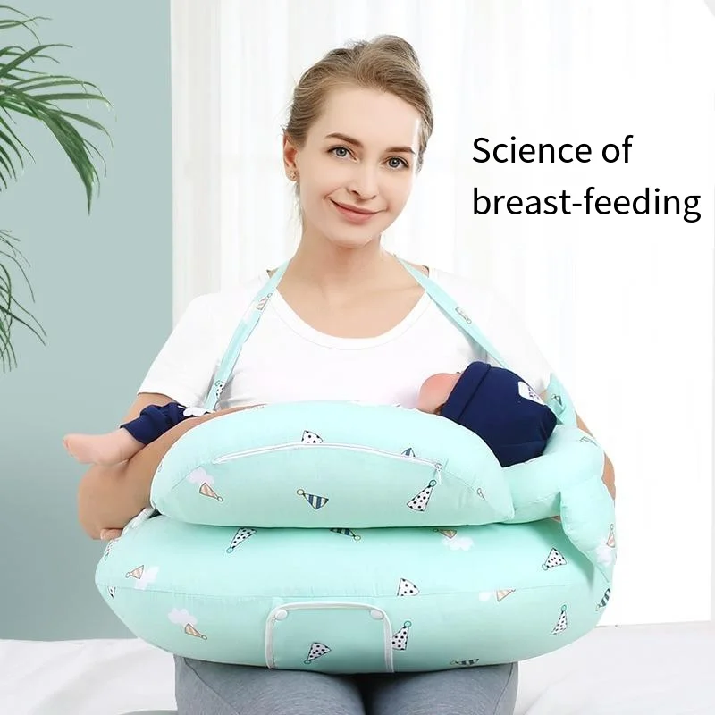 Newborns Moms Breastfeeding Pillow Nursing Pillow Multifunctional for Breastfeeding and Waist