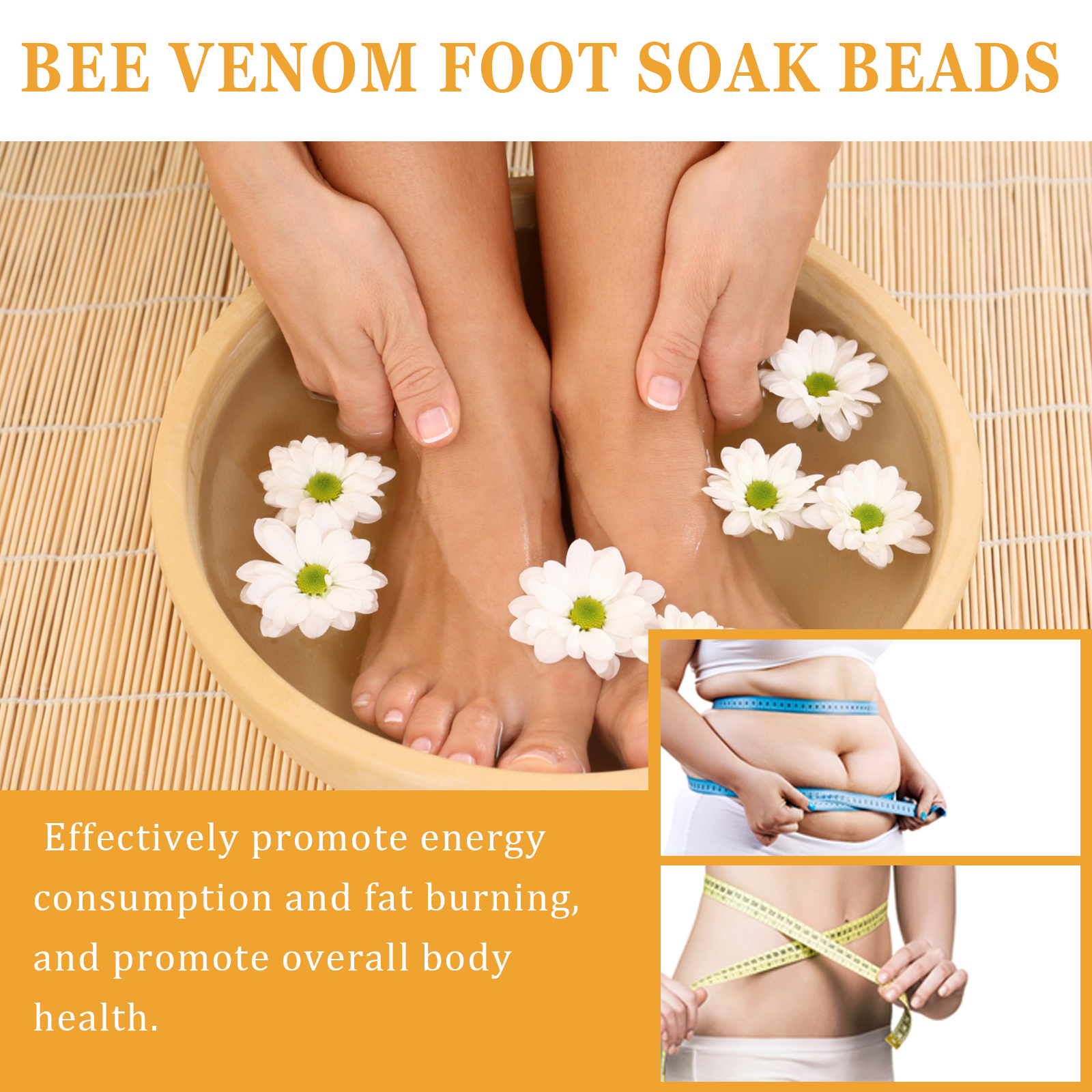 Home foot bath arranged with flowers and sachets