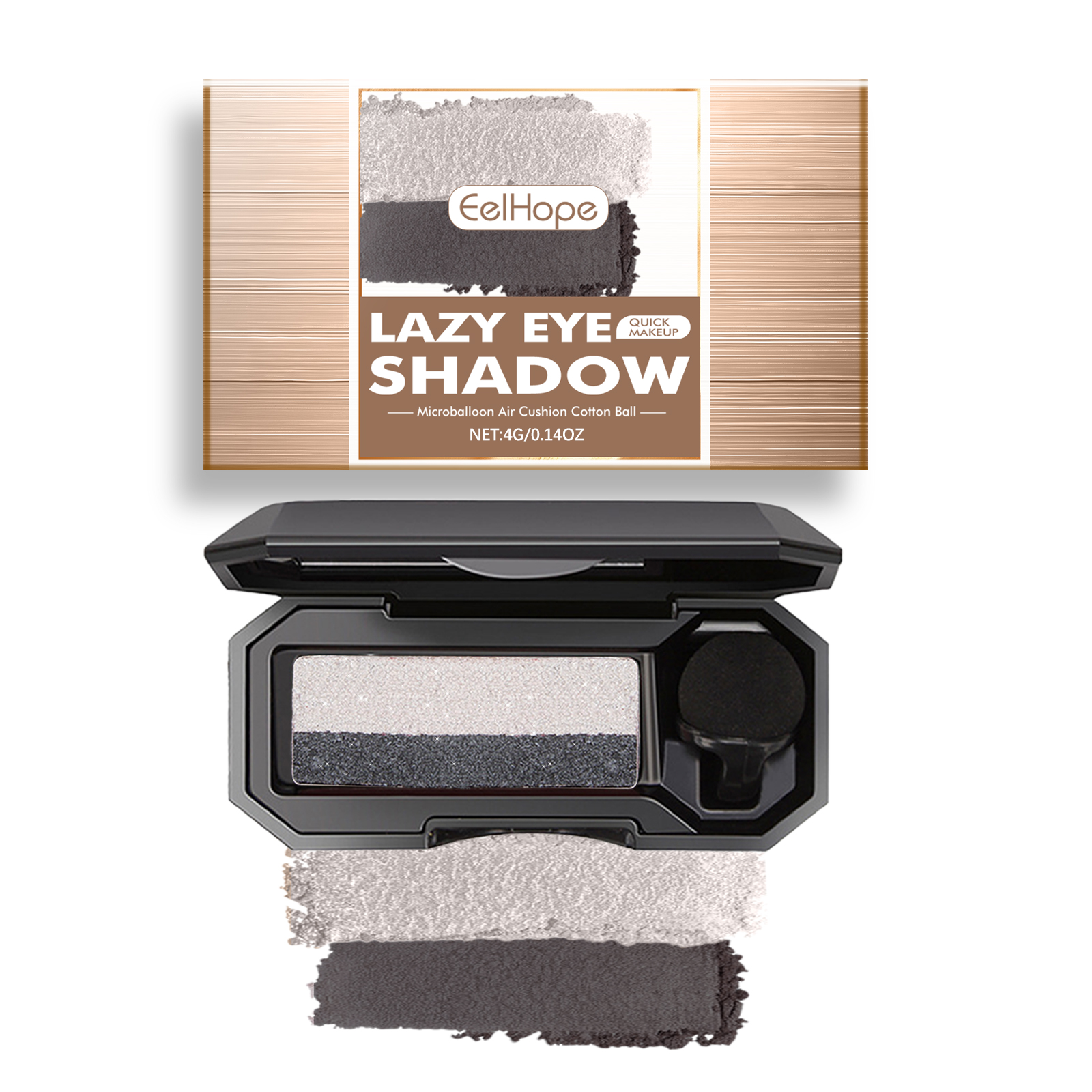 Lazy Eye Shadow, Natural Development Pearlescent Matte Begin