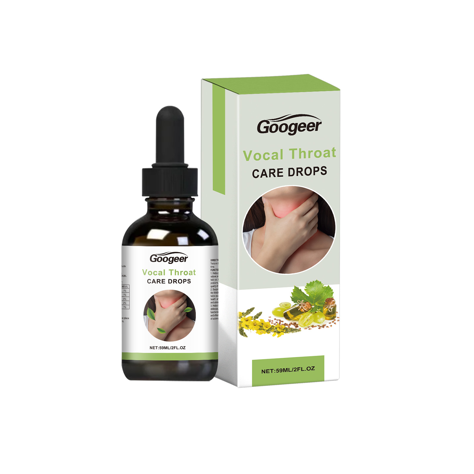 Throat Care Drops Body Treatment