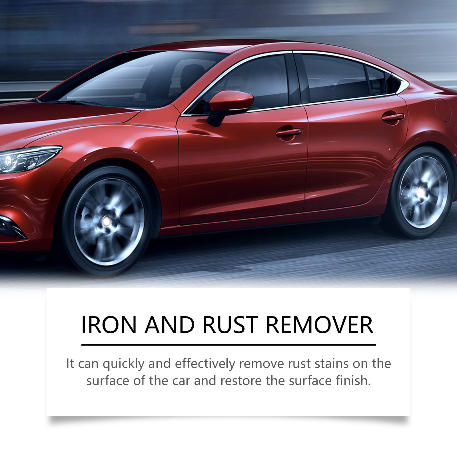 Red car showing cleaner-looking automotive finish