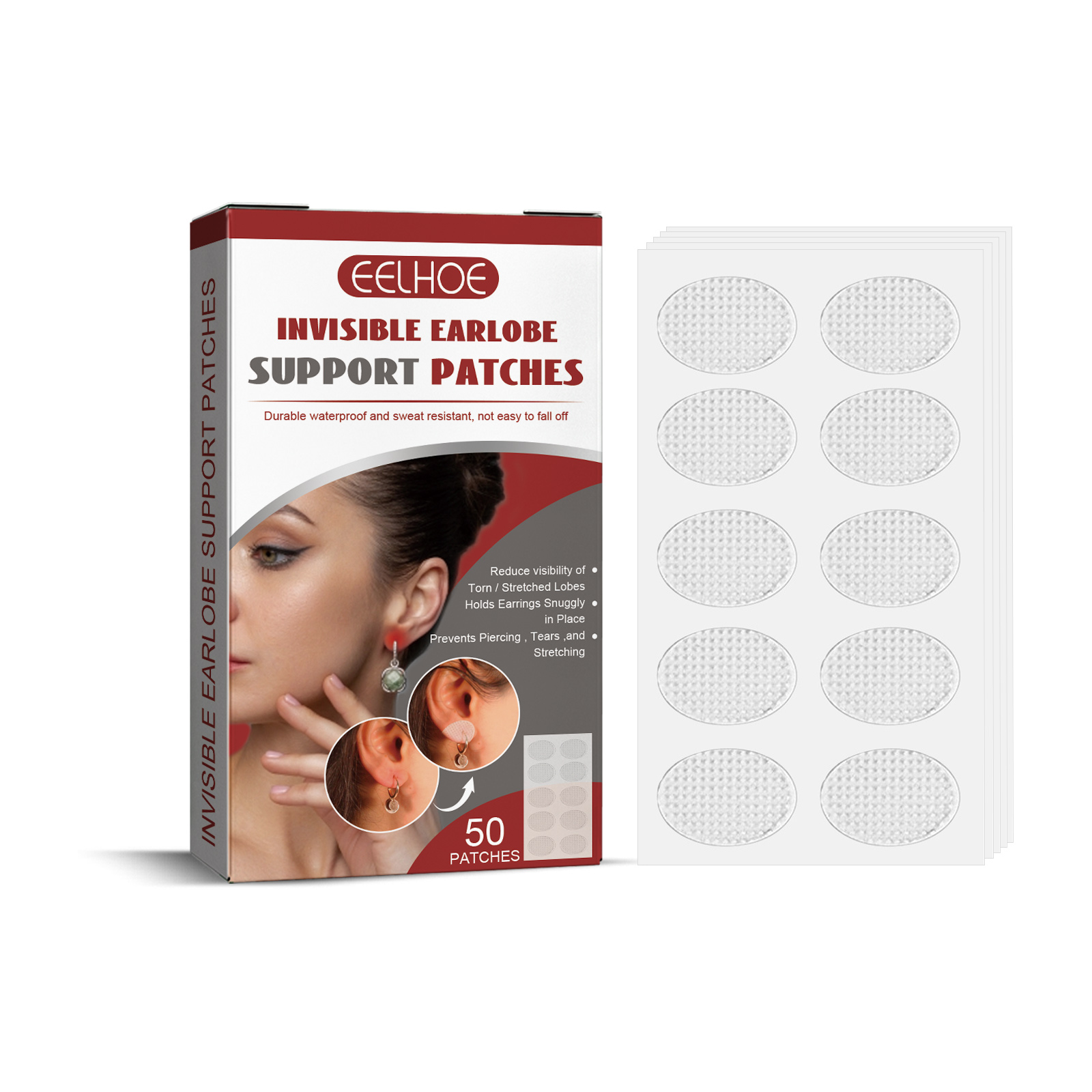 Invisible Earlobe Support Patch Earlobe Support Patch Invisible Protective Protection