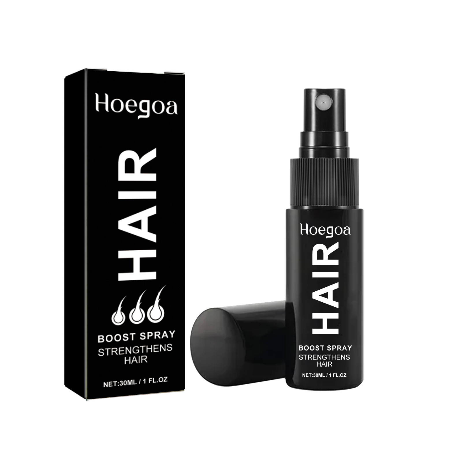 Hair Boost Spray, Ginger Multiflorum Essence Moisturizes Sca