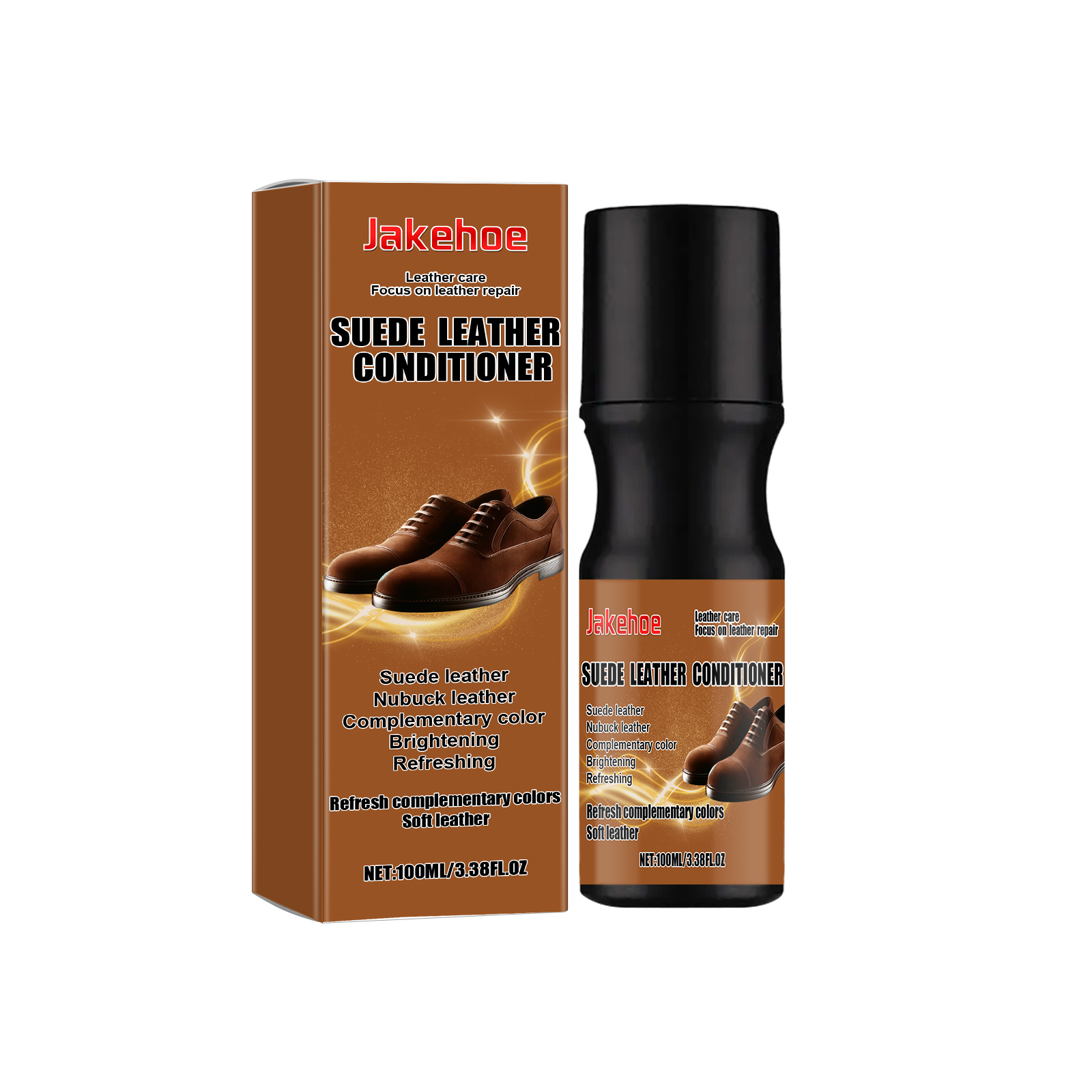 Brown leather conditioner variant with matching carton