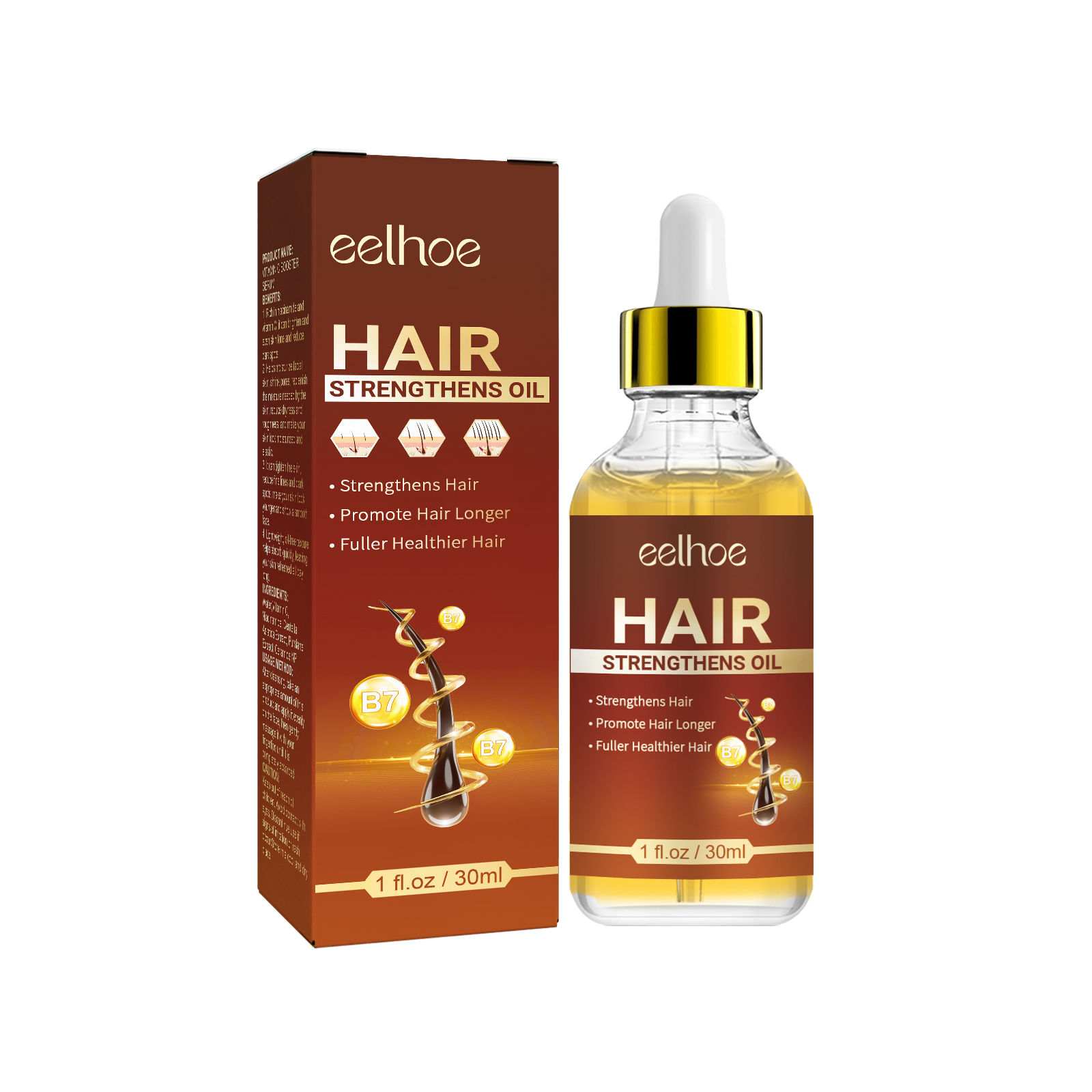 Castor Oil Hair Dense Essential Oil Repair Damaged Hair, Nou