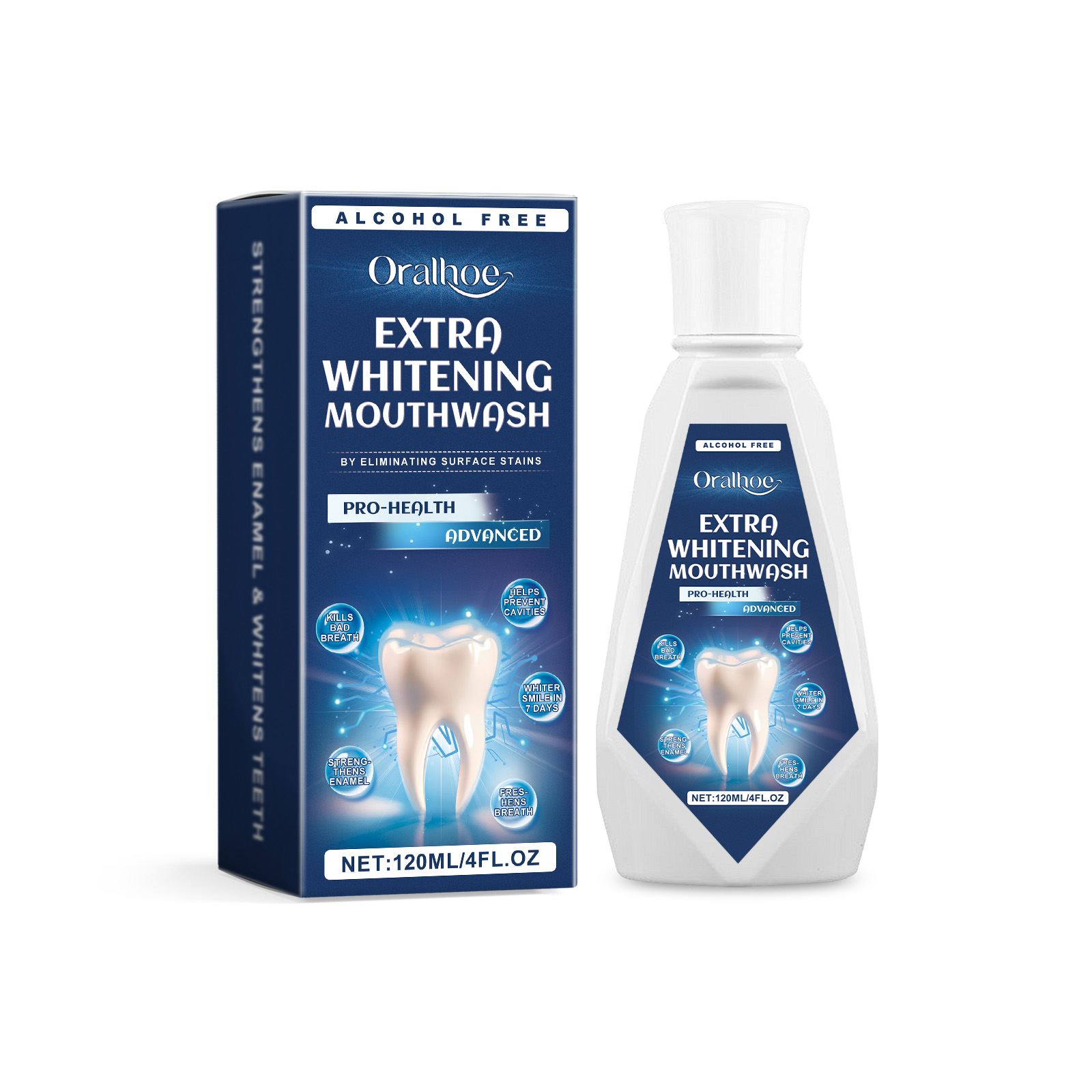 Dental Mouthwash, A Refreshing Minty Mouthwash With Gentle I