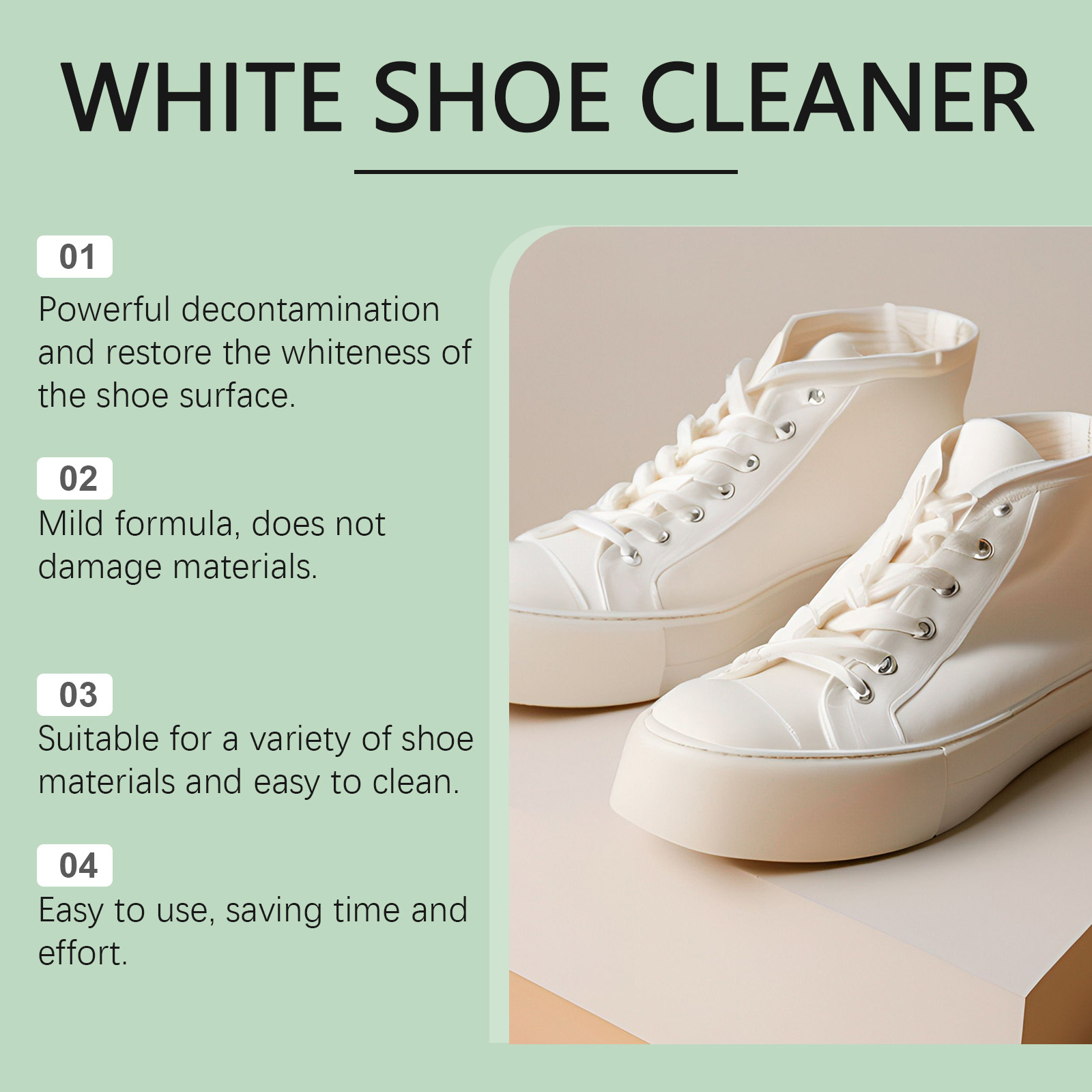 Yellow sponge with white shoe cleaning cream
