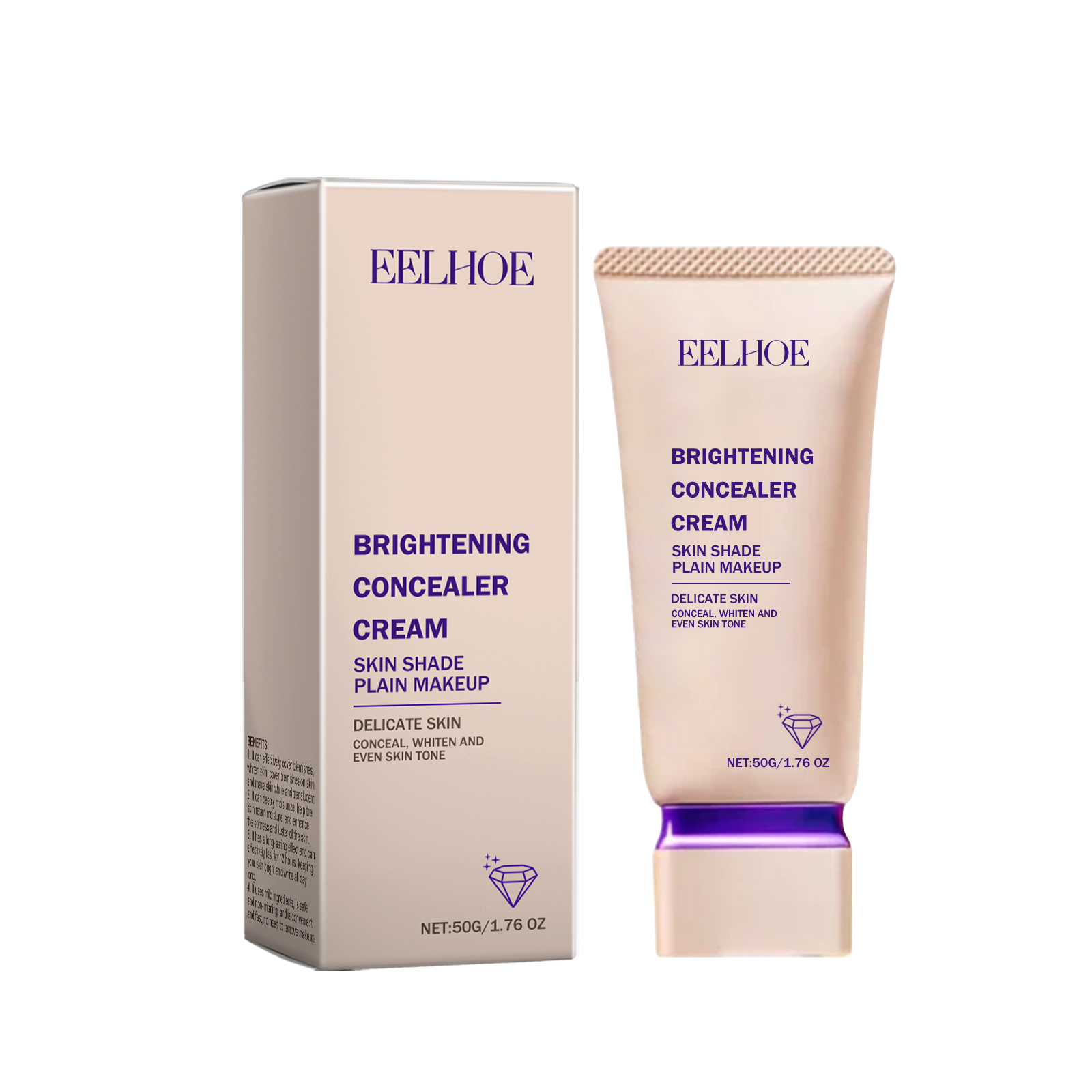 Concealer Brightening Cream, Light And Delicate Texture To Create A Natural Concealer Effect Fresh