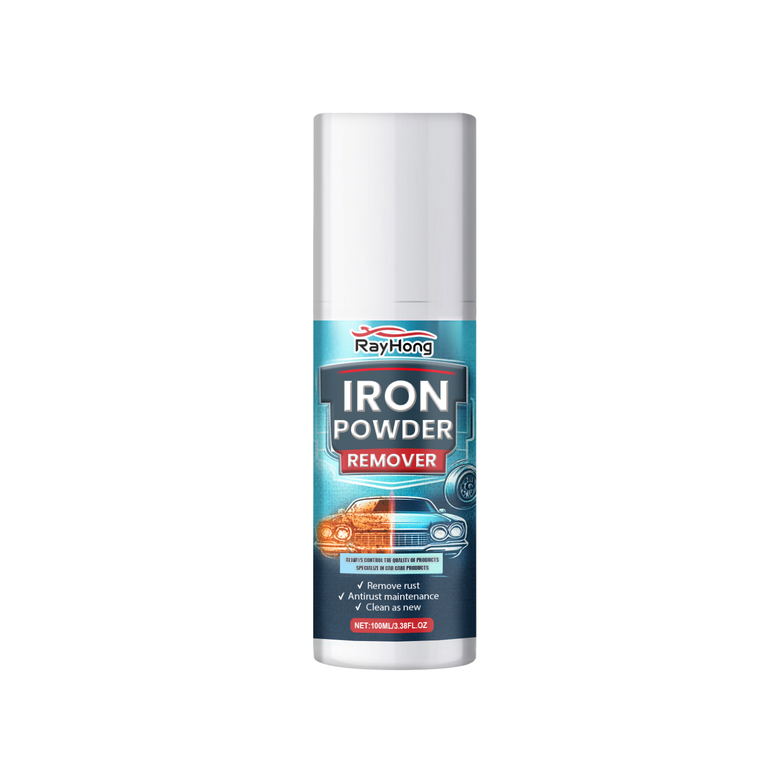 Iron Powder Remover, Strong Cleaning Reconditioning Rust Rem