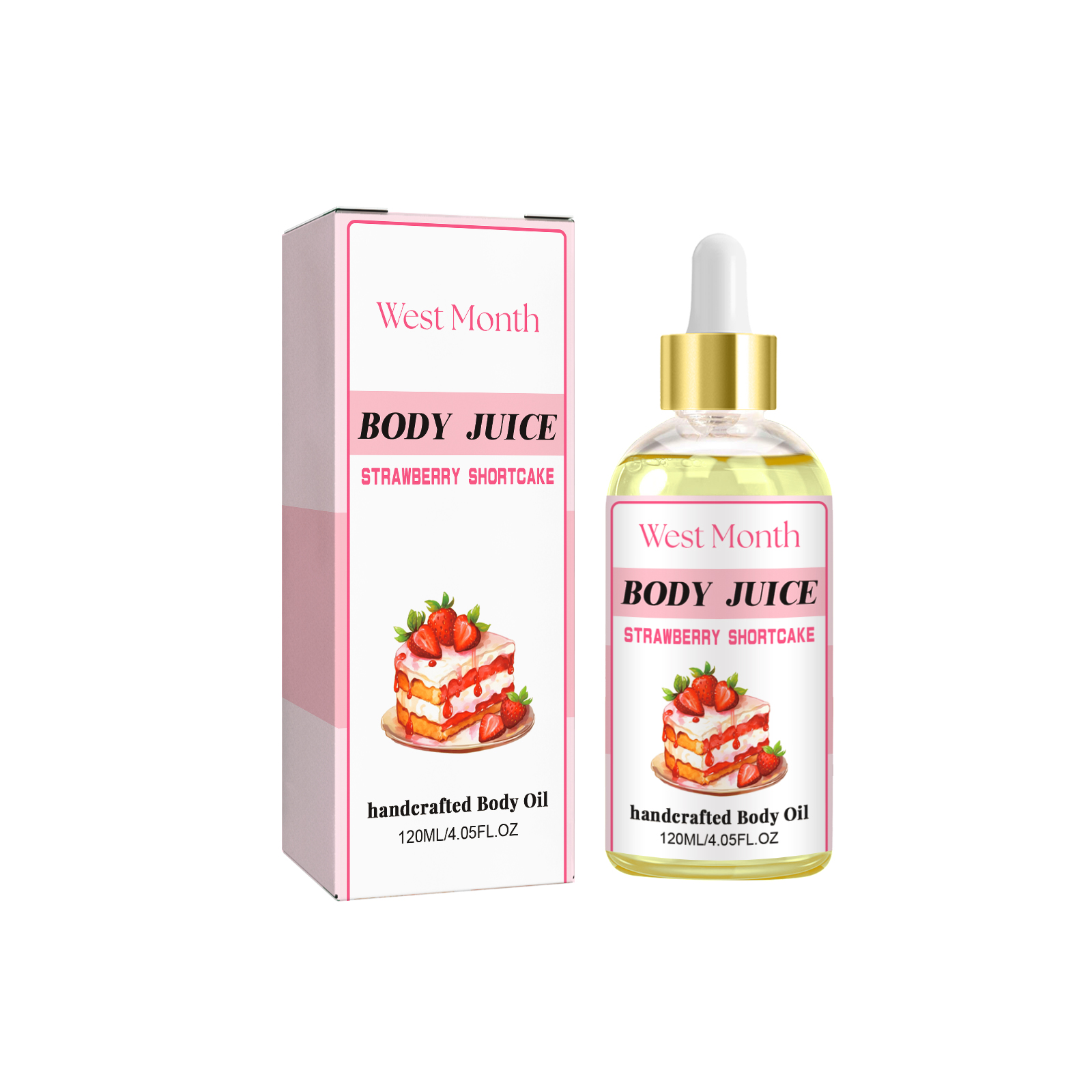 West&Month Body Care Oil Skin Dry Moisturizing Body Skin Fir