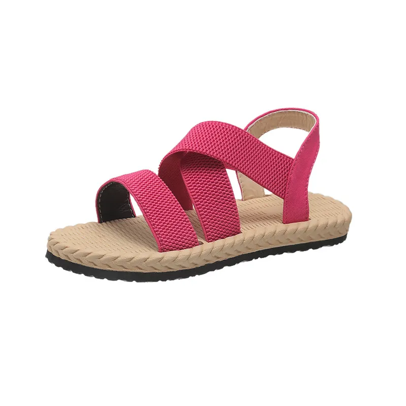 Open Toe Flats Sandals image 4