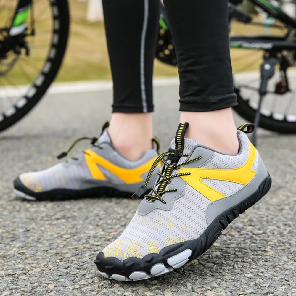 Elastic Lock Laces Mesh Contrast Breathable Athletic image 4