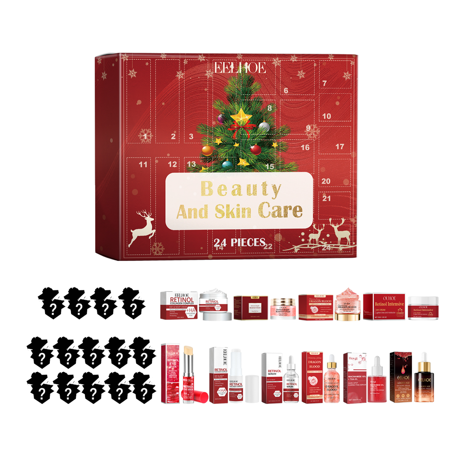 24 Grid Beauty Blind Box, Moisturizing And Moisturizing Beau