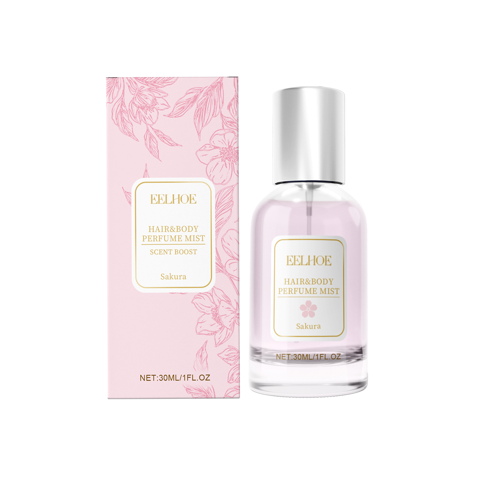 Cherry Blossom Body Hair Eau De Parfum Spray Elegant Fresh D
