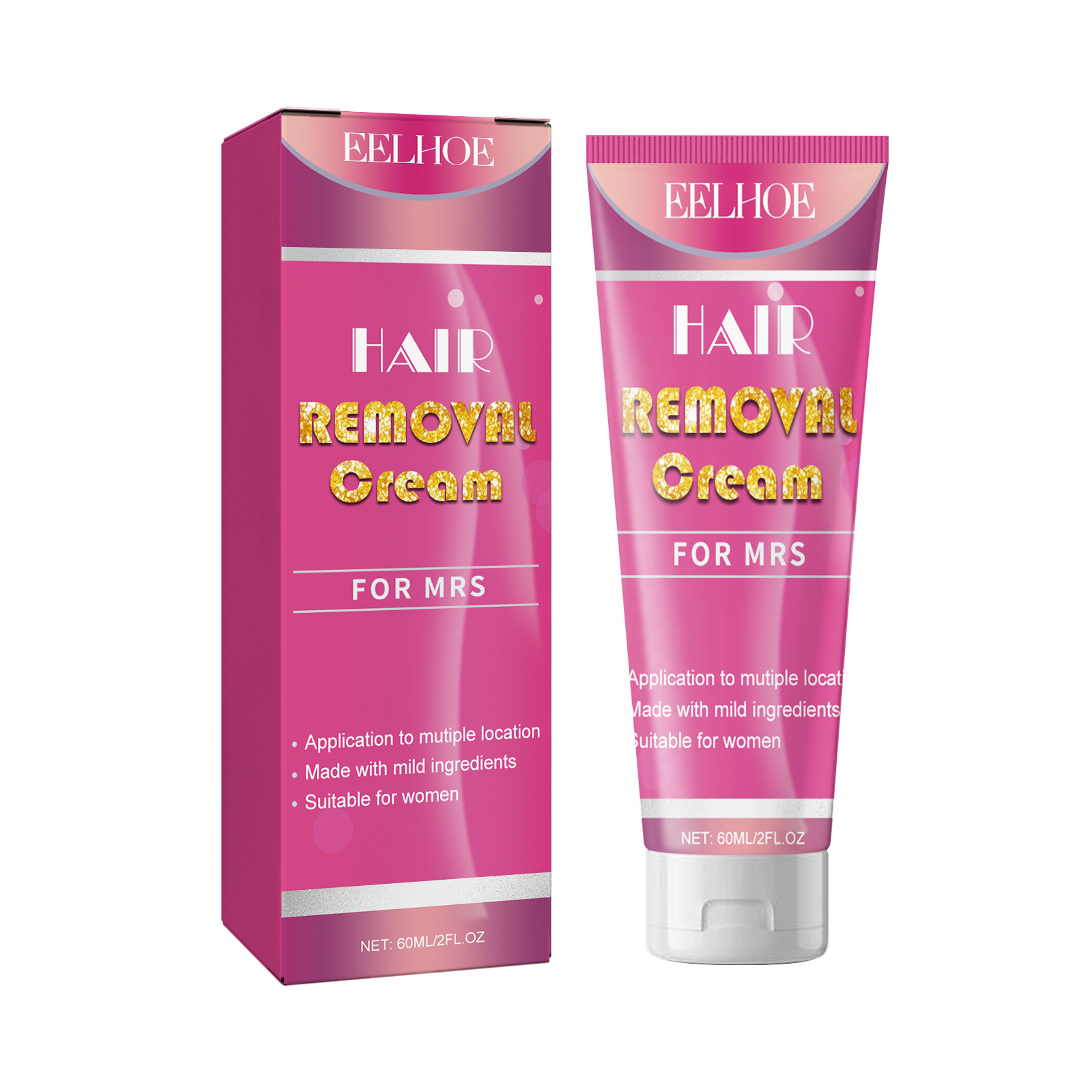 Hair Removal Cream For Mrs, Full Body Underarm Gentle Hair R