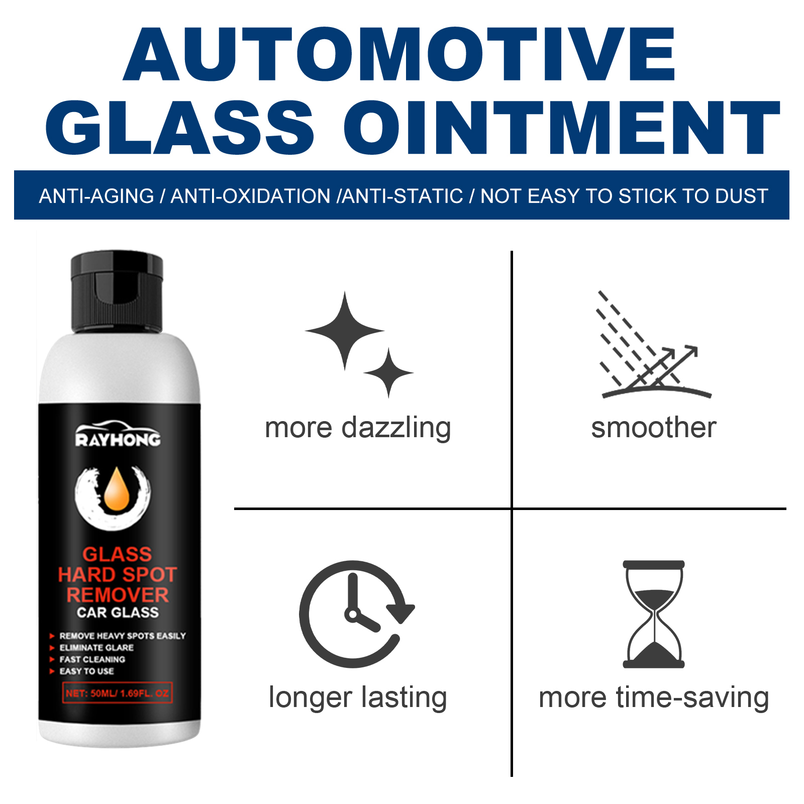 Automotive glass polishing claims and clarity comparison