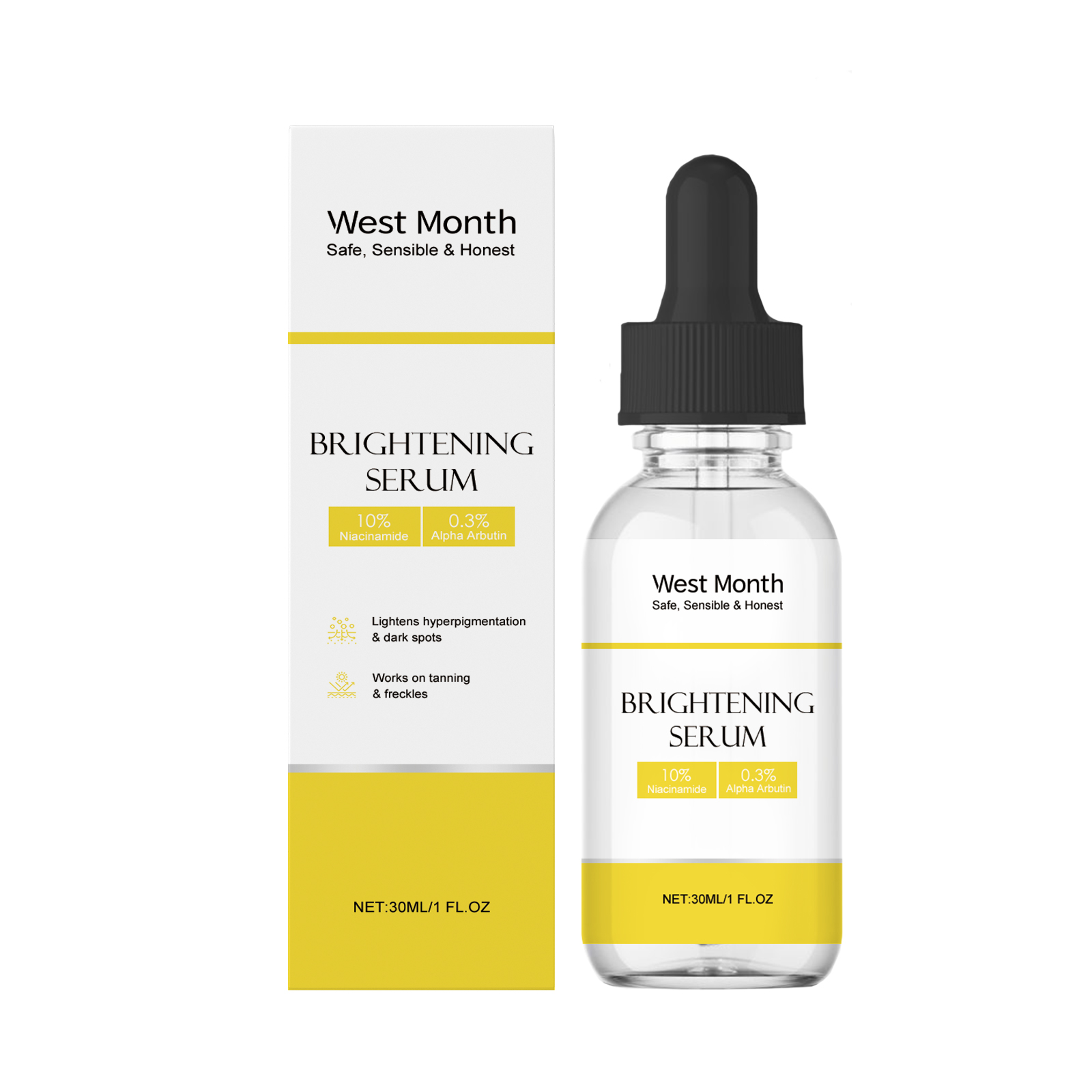 Brightening Serum, A Facial Blemish Calming, Hydrating, Firm