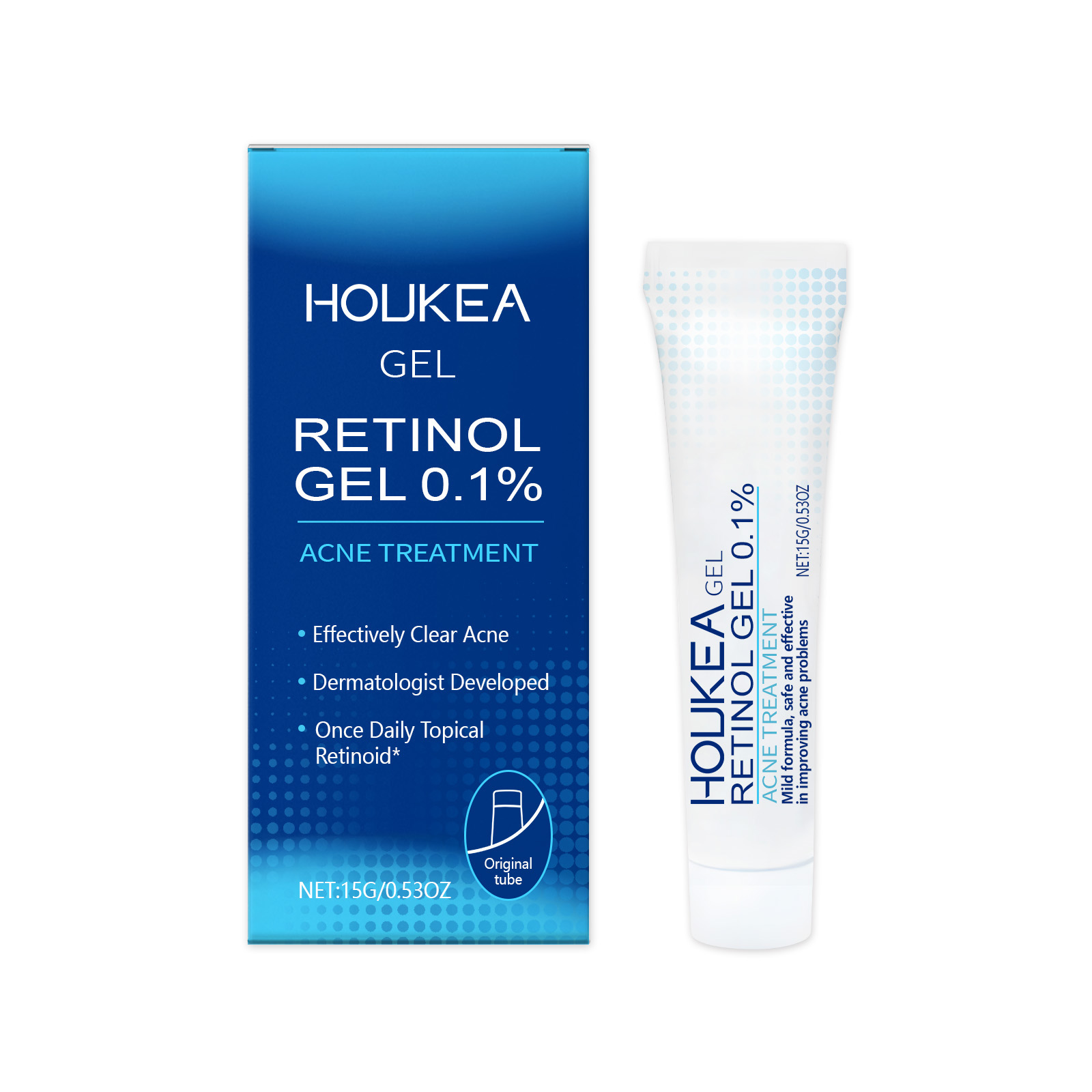 Retinol Gel Gently Cleanses Face Acne Care And Improves Skin