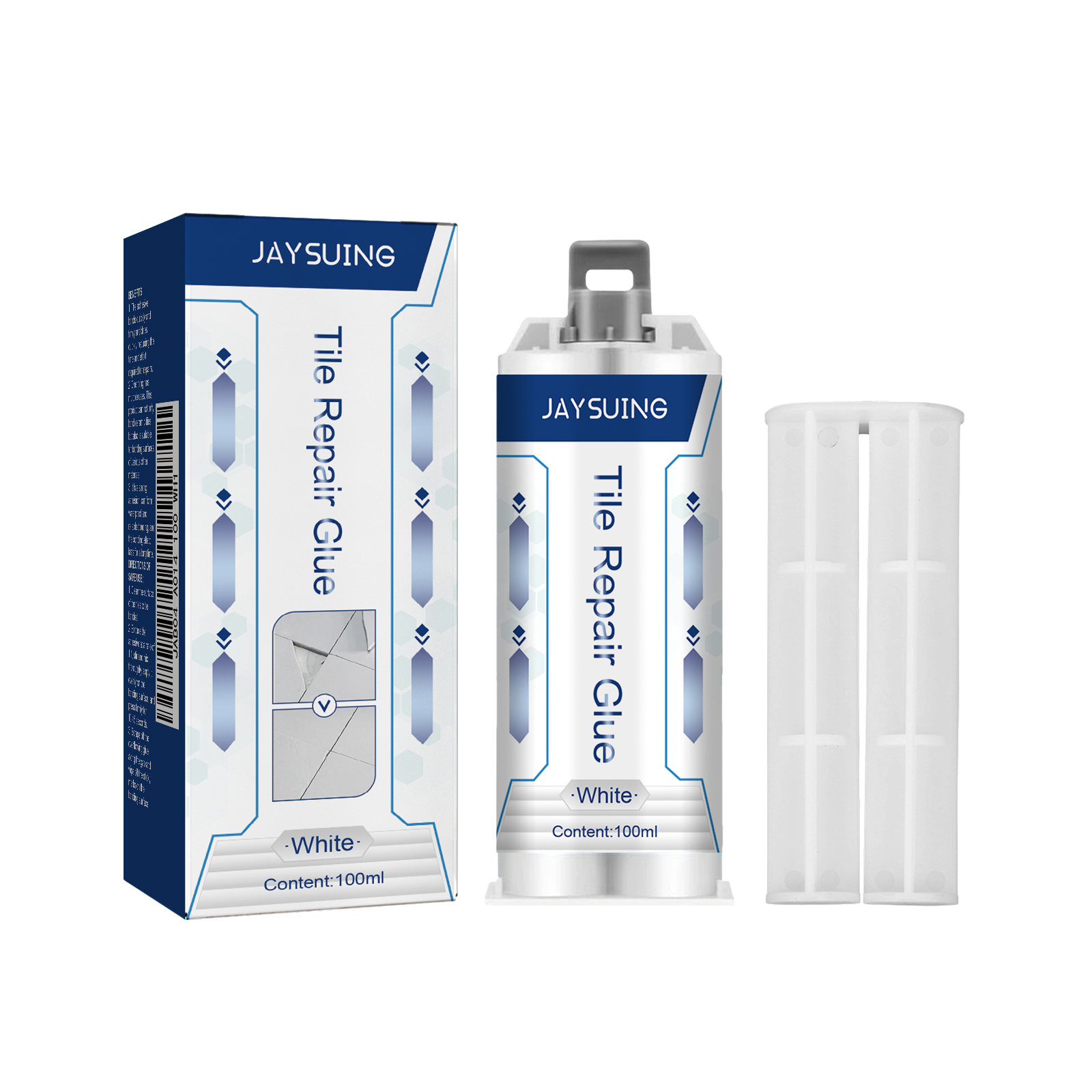 Cartridge format with tube applicator and retail box