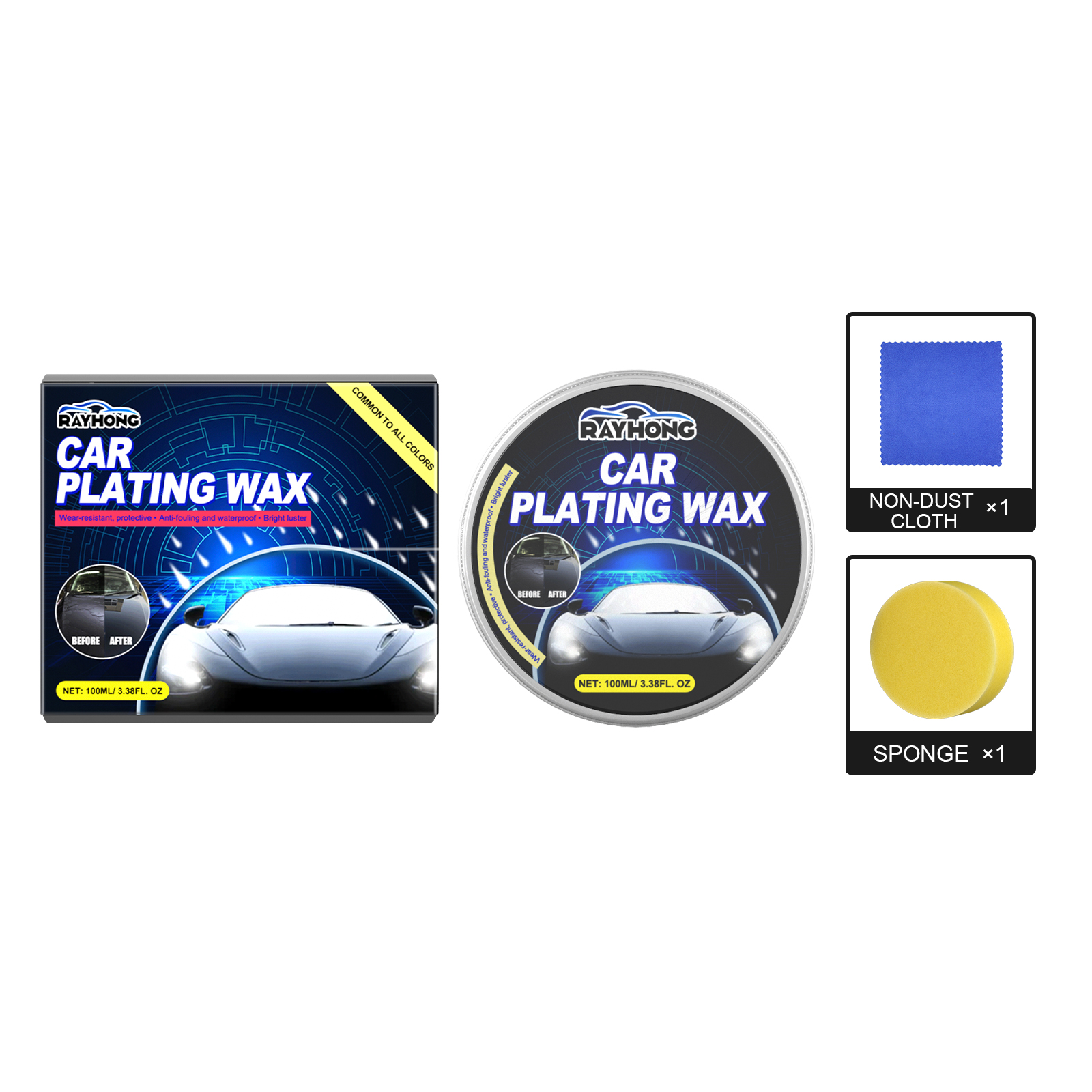 Automobile Crystal Wax Plating, Scratch Repair Coating Wax D