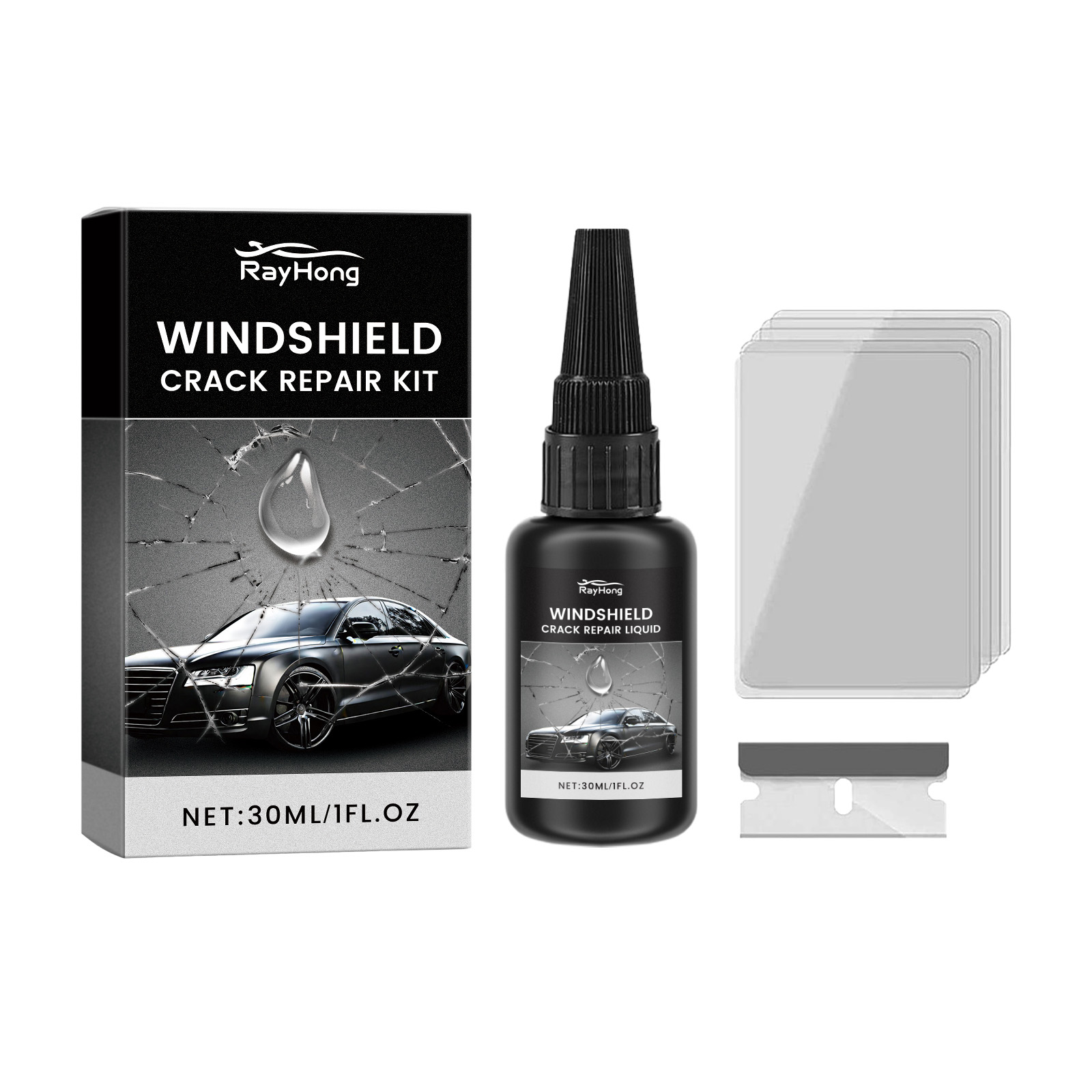 Windshield Repair Adhesive, Windshield Cracks And Scratches 