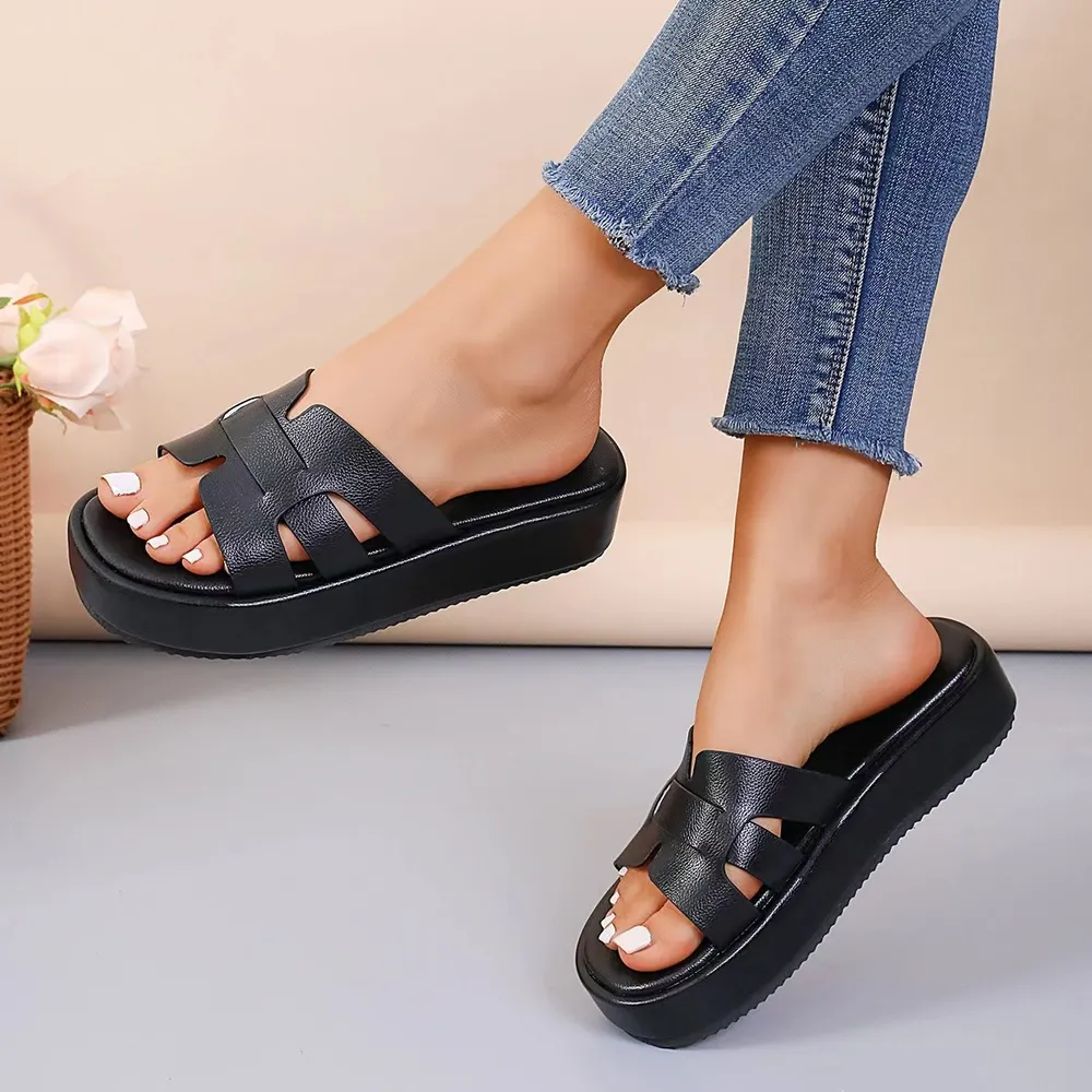 Open Toe Platform Sandals image 4