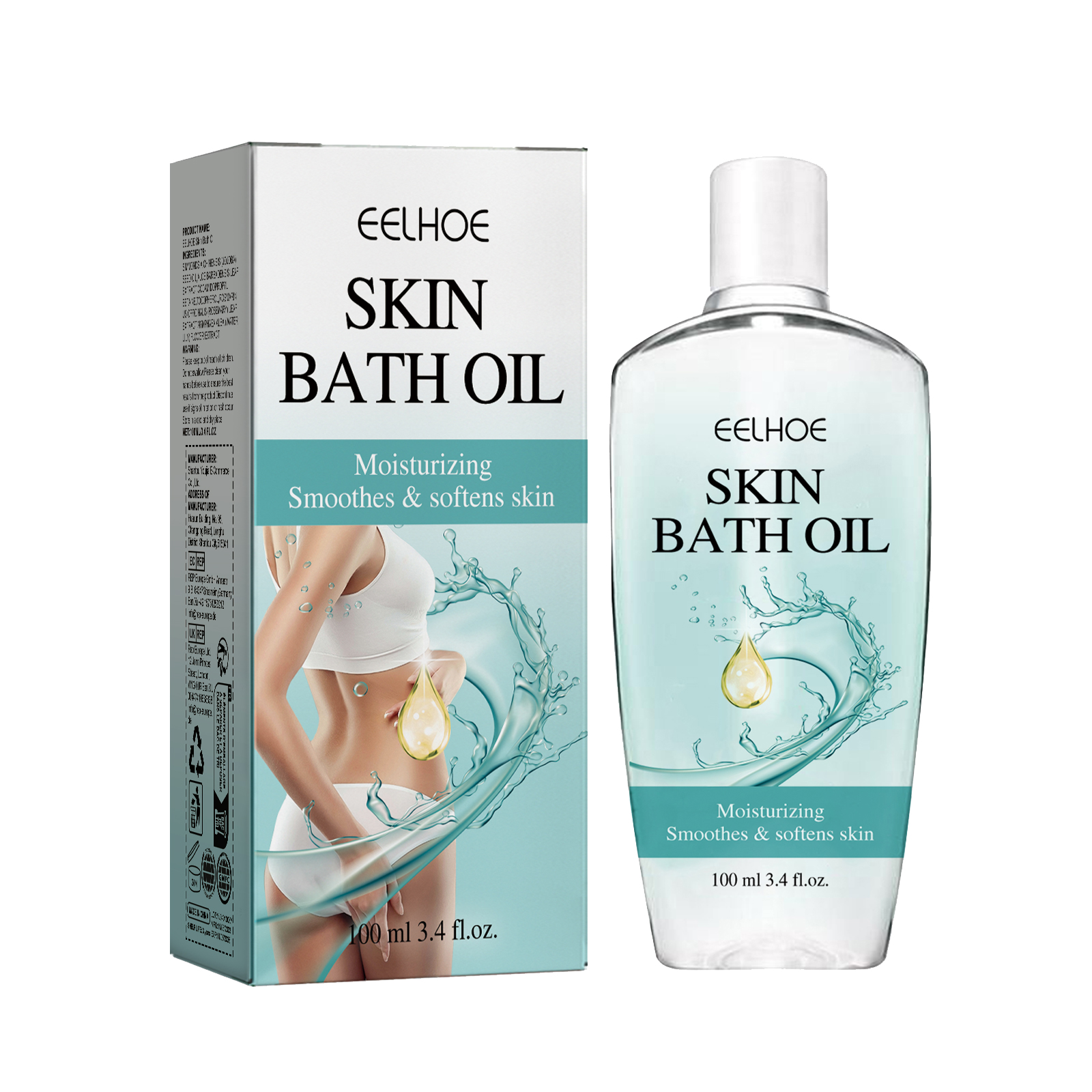 Skin Bath Oil, Body Cleansing And Repairing Skin Moisturizin