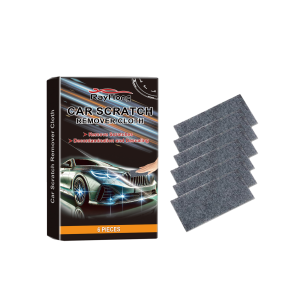 Six stacked cloth sheets beside their product box