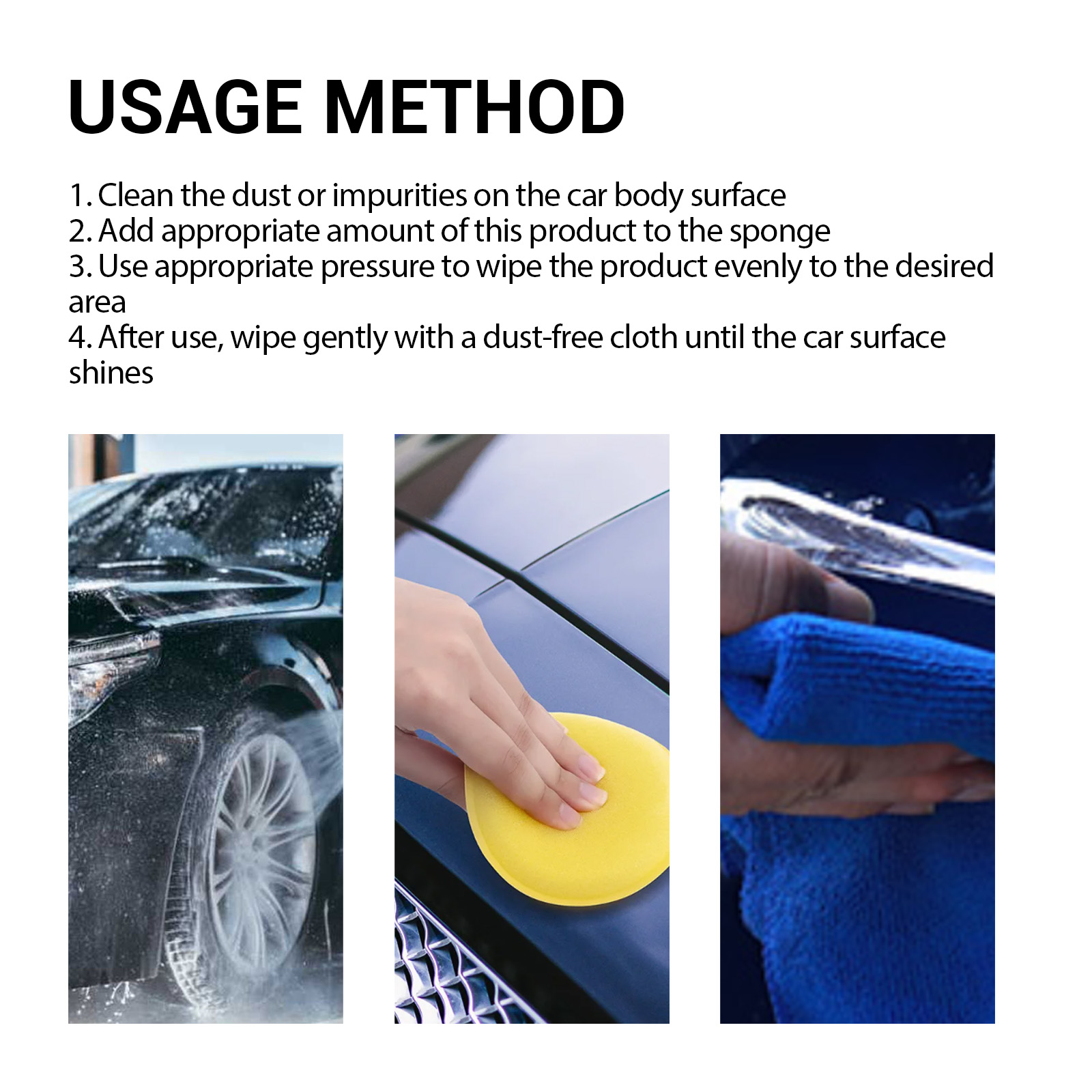 Pointed applicator nozzle on black scratch wax bottle