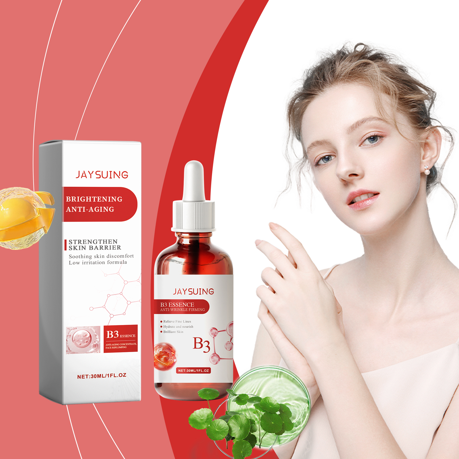 B3 serum in a bright beauty lifestyle setting