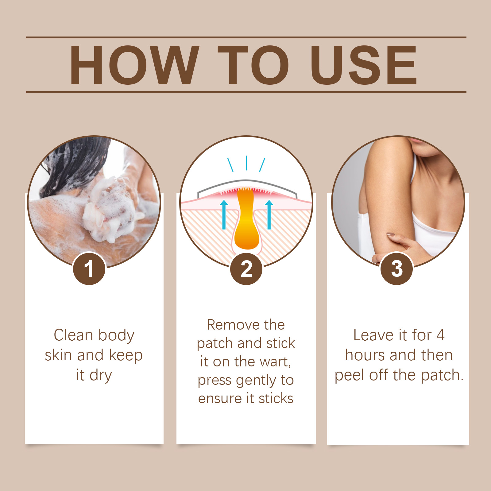 Bee Venom Skin Care Patch, Gently Cleanses Body Skin, Silky 