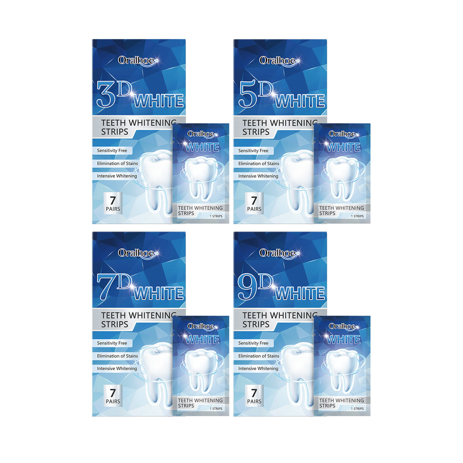 Brightening Tooth Strips, Refreshing Breath And Gently Cleaning Teeth Stains Brightening Tooth Care